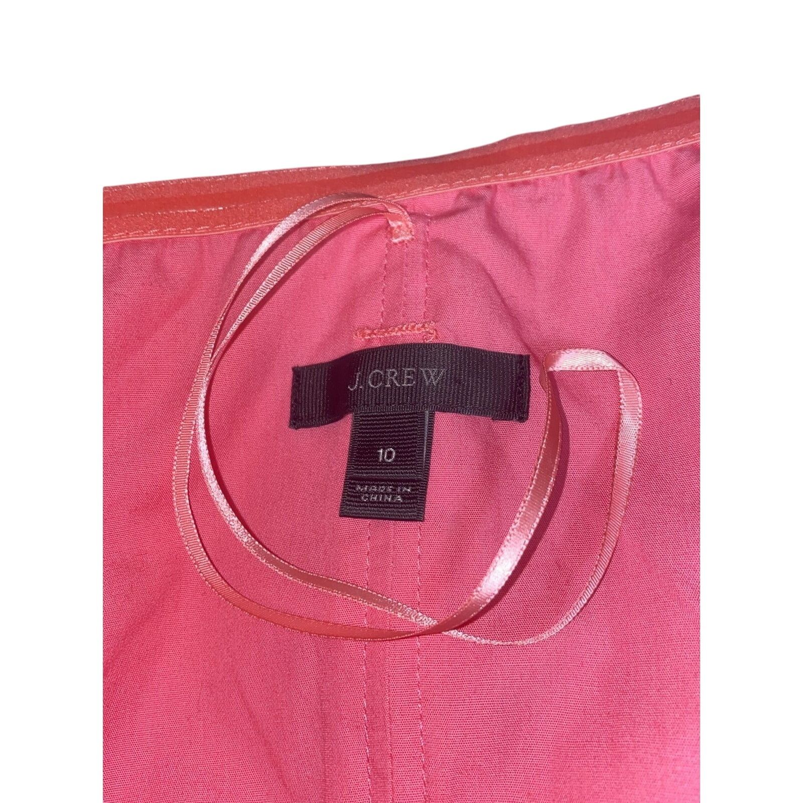 J.Crew J Crew A Line Strapless Lace Party Dress in Pink Sz 10 Size L / US 10 / IT 46 - 6 Thumbnail