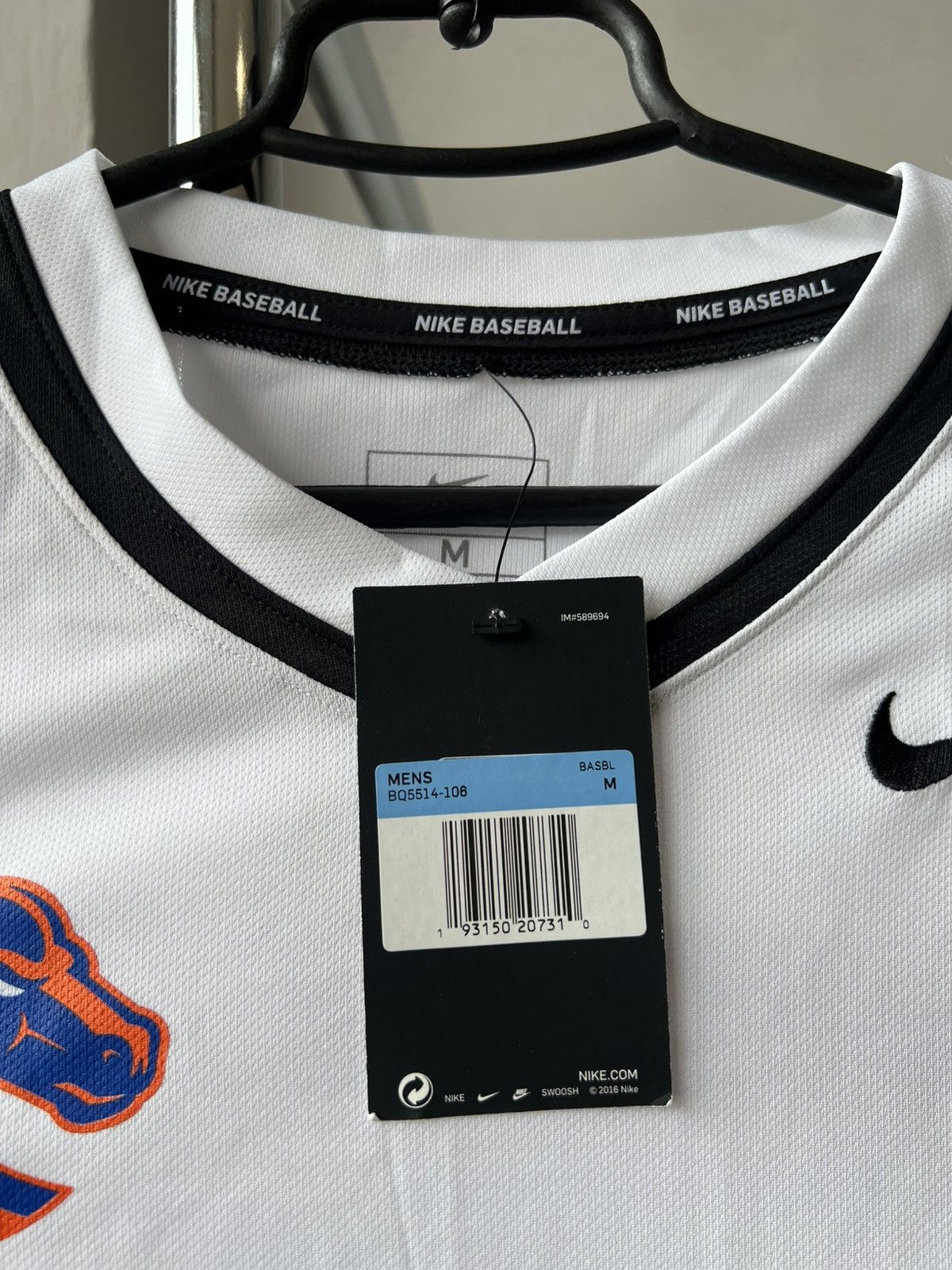 Nike NIKE BOISE STATE BRONCOS BASEBALL JERSEY SHIRT MEN’S NWT NEW Size US M / EU 48-50 / 2 - 9 Thumbnail