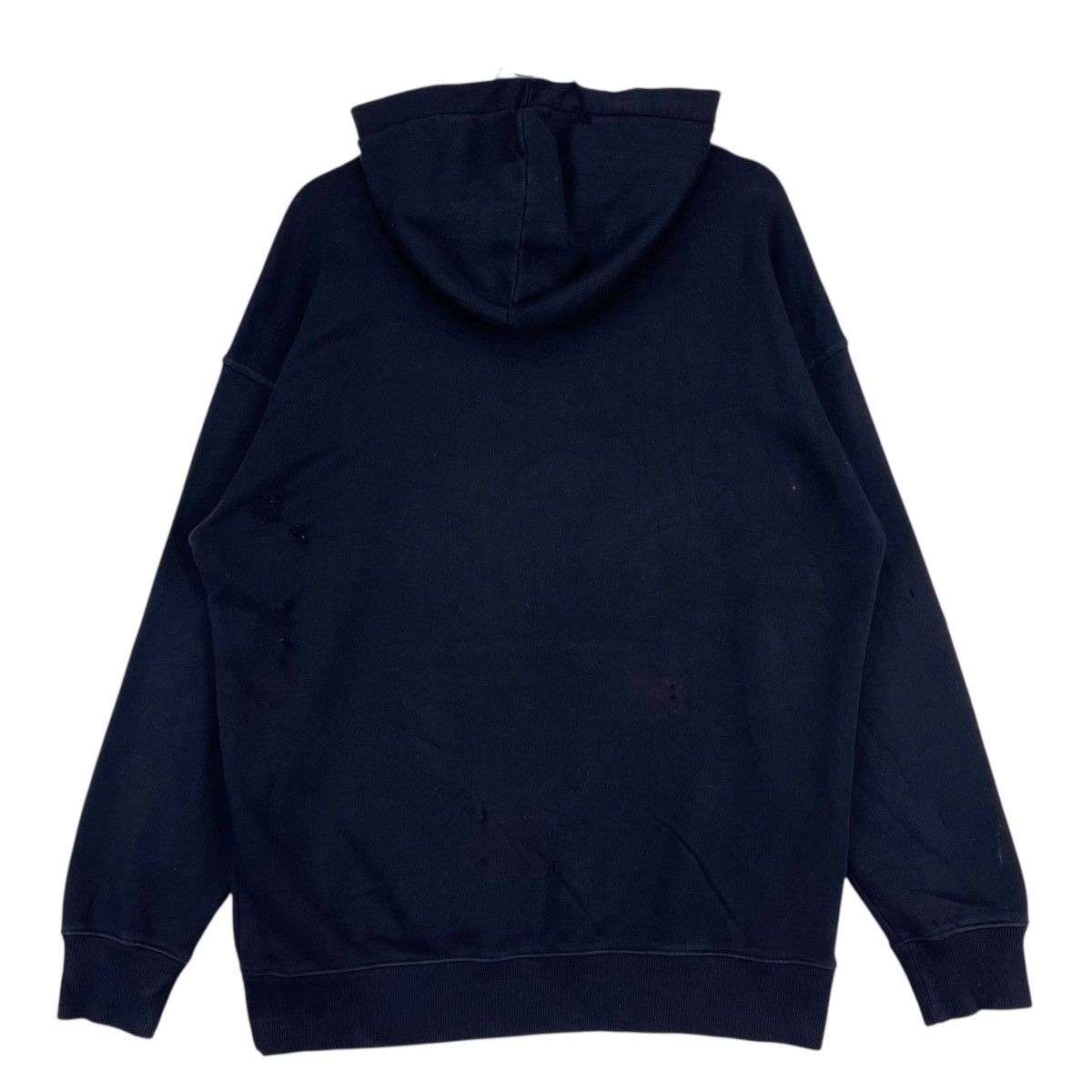 Givenchy Givenchy Paris Black Distressed Sweatshirt Hoodie Size US M / EU 48-50 / 2 - 6 Thumbnail