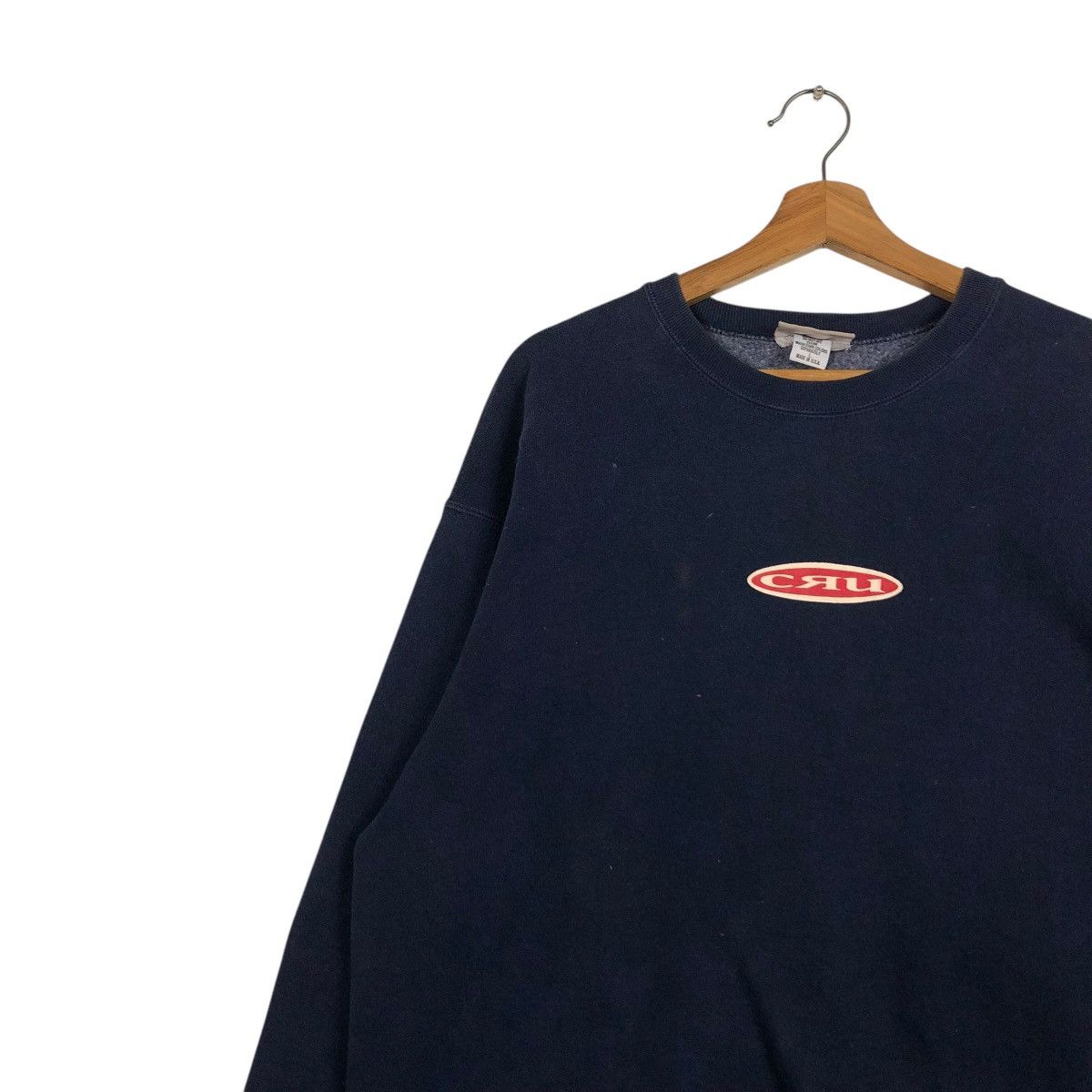 Japanese Brand 🔥VINTAGE SWEATSHIRT CRU MADE IN USA CENTRE LOGO Size US L / EU 52-54 / 3 - 9 Thumbnail