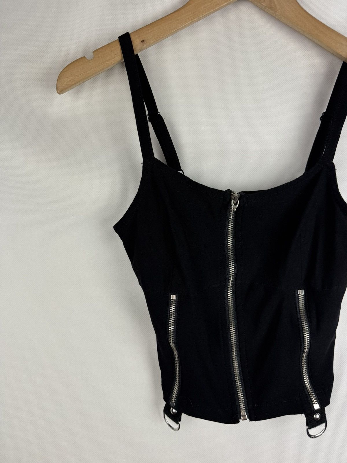 Killstar Killstar Ladies Gothic Corset Style Sleeveless Tank Top Size S / US 4 / IT 40 - 2 Thumbnail
