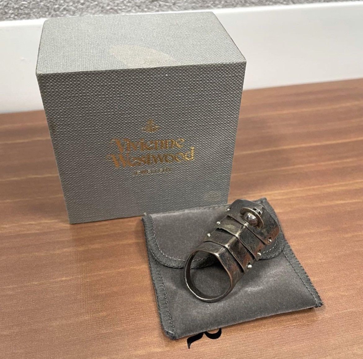 激レア！PALACE VIVIENNE WESTWOOD RING Palace x Vivienne Westwood College Ring Silver - FW24 - US