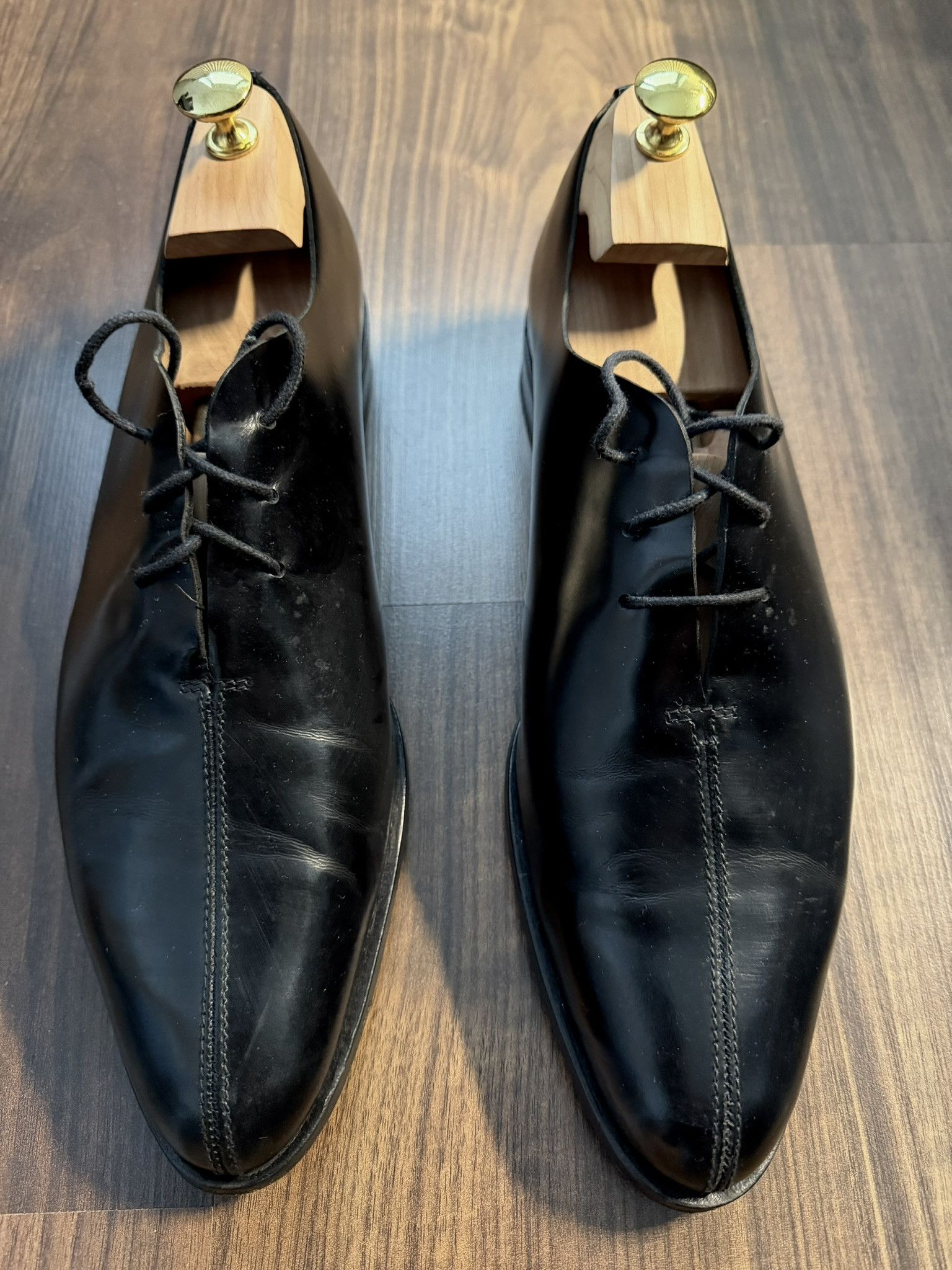Helmut Lang Helmut Lang Minimal Derby Shoes Black 44 Size US 11 / EU 44 - 12 Thumbnail
