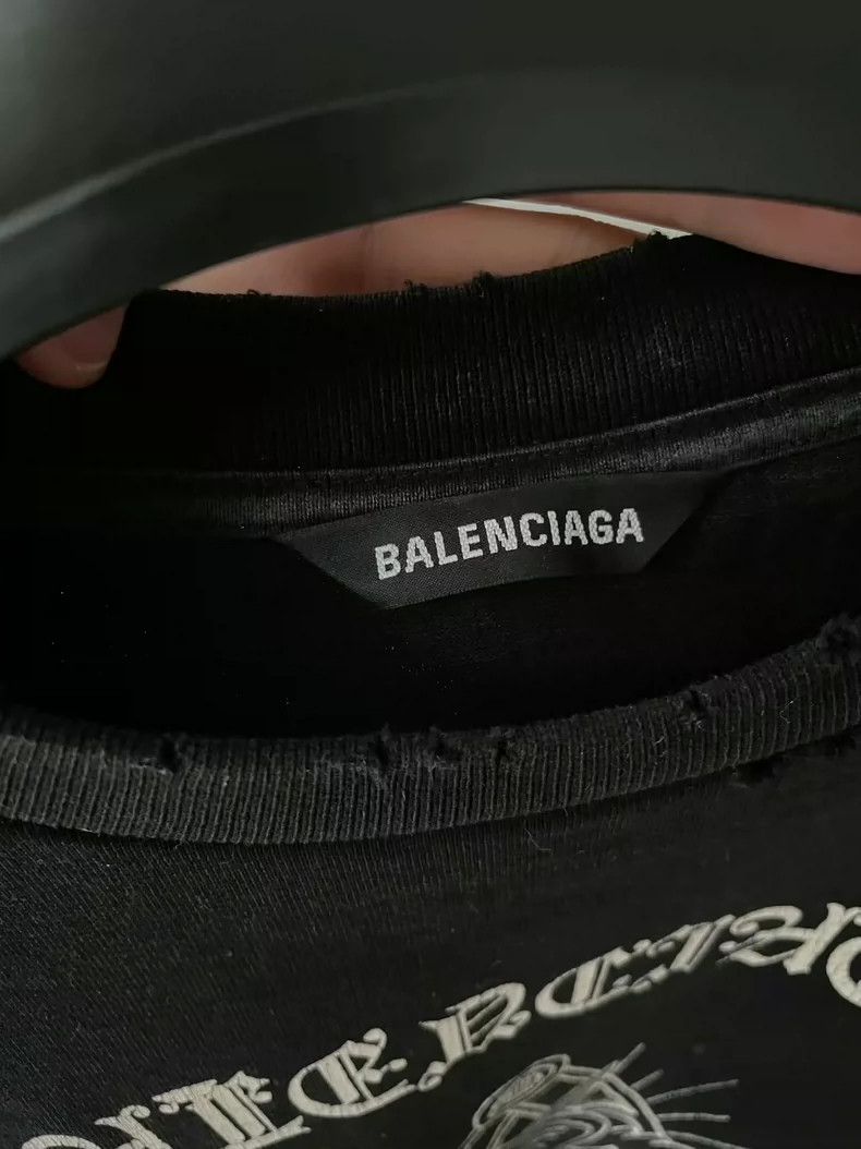 Balenciaga Balenciaga Sabotage Old Devil's Eye Short Sleeve Size US S / EU 44-46 / 1 - 5 Thumbnail