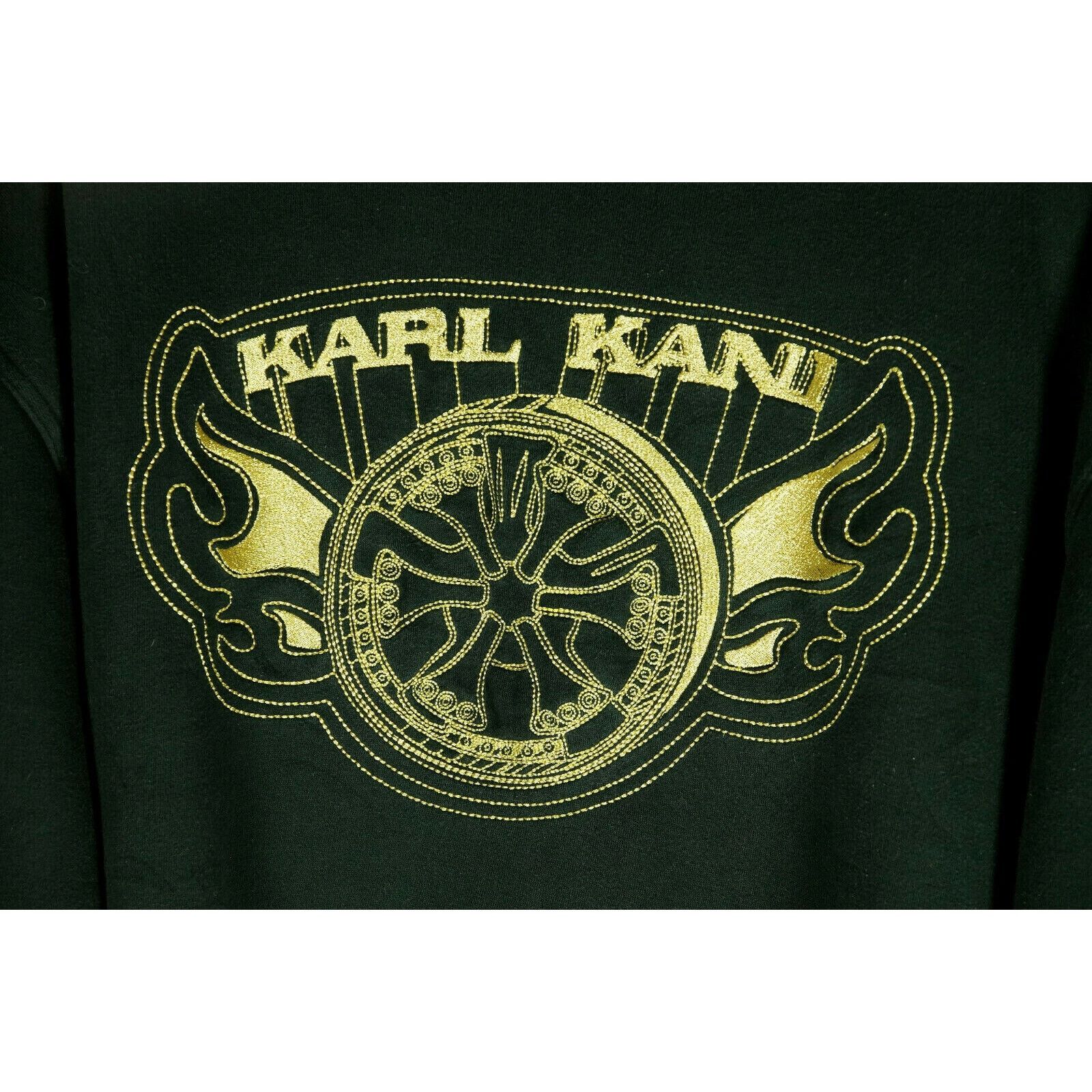 Karl Kani KARL KANI Men’s XL Vintage Sweatshirt Gold Logo 90s Hip Hop Size US XL / EU 56 / 4 - 2 Thumbnail