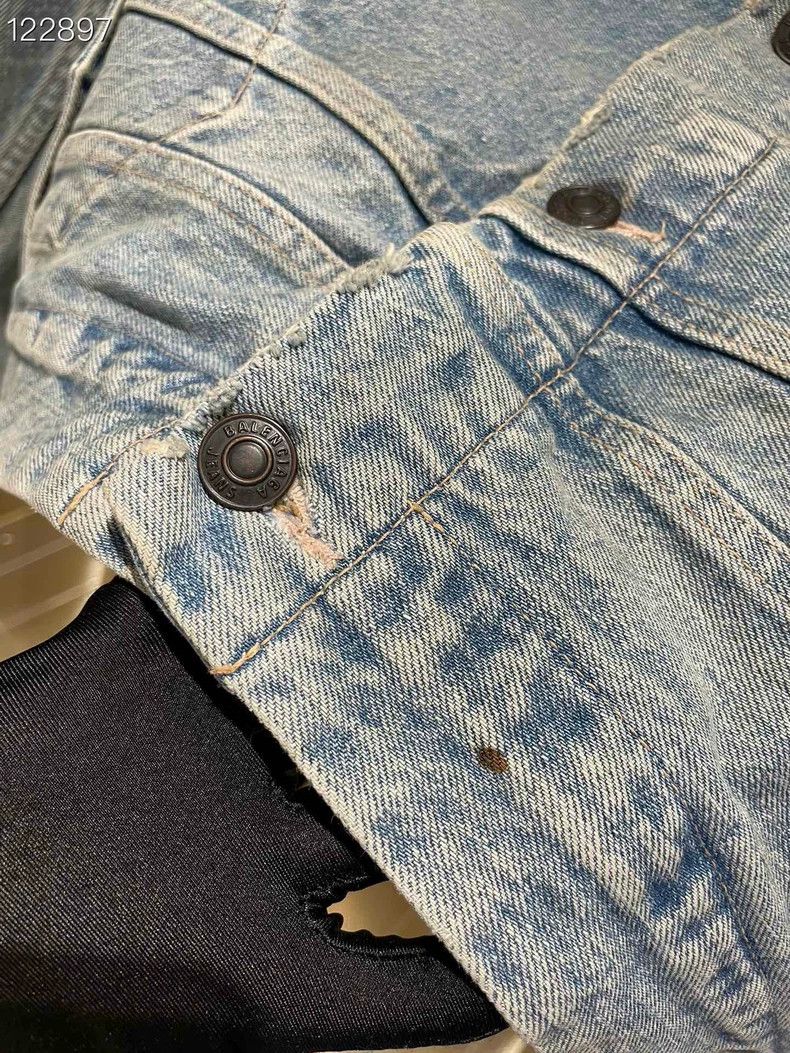 Balenciaga Balenciaga size 34 Twill upside-down jacket denim jacket Size XS / US 0-2 / IT 36-38 - 5 Thumbnail