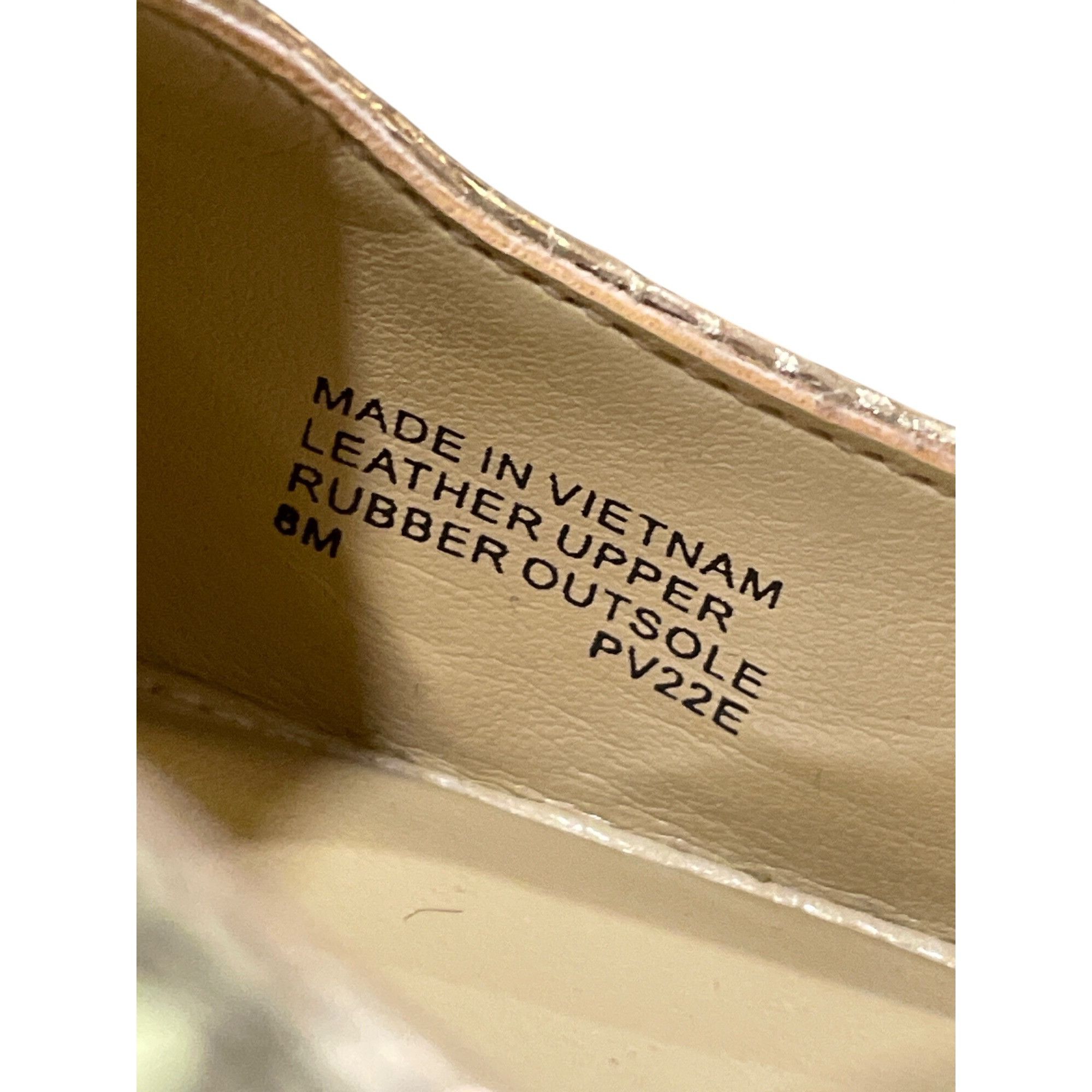 Michael Kors Michael Kors wms authentic gold croc design 4" stilleto heel Size US 8 / IT 38 - 14 Thumbnail