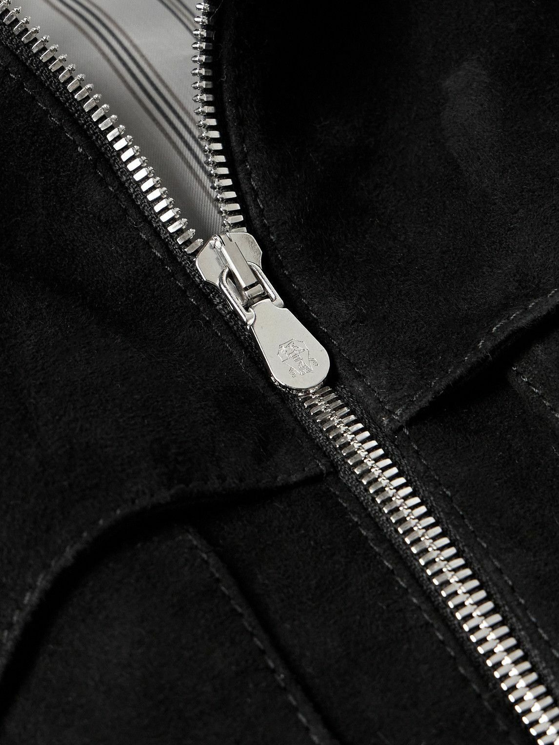 Brunello Cucinelli o1y0526 Suede Jacket in Black Size US S / EU 44-46 / 1 - 3 Thumbnail
