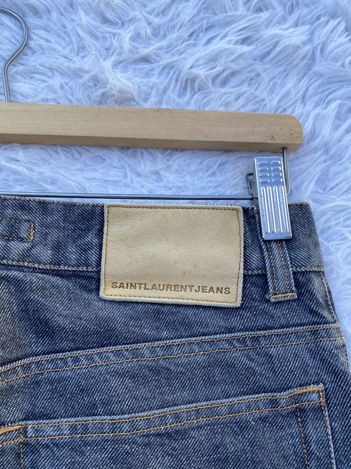 Yves Saint Laurent Rare Vintage Saint Laurent Jeans YSL Denim Made in Portugal Size US 29 - 25 Thumbnail