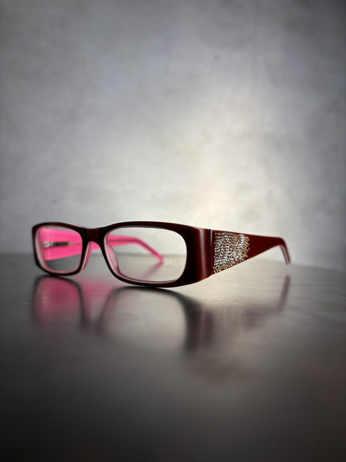Dolce & Gabbana 2000s Dolce & Gabbana Glasses Frames Vintage Designer Strass Size ONE SIZE - 1 Thumbnail