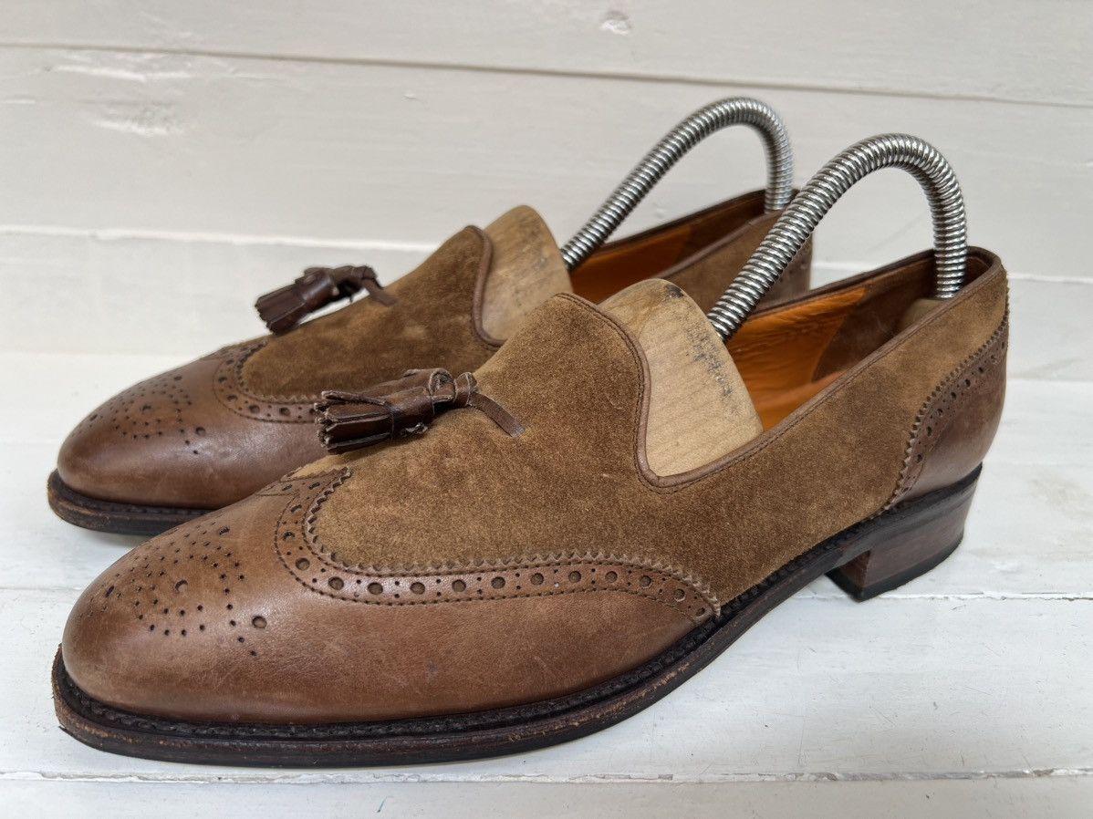 Carmina Carmina Shoemaker Brown Tassel Loafers 4710 Women Shoes Size US 7 / IT 37 - 1 Thumbnail