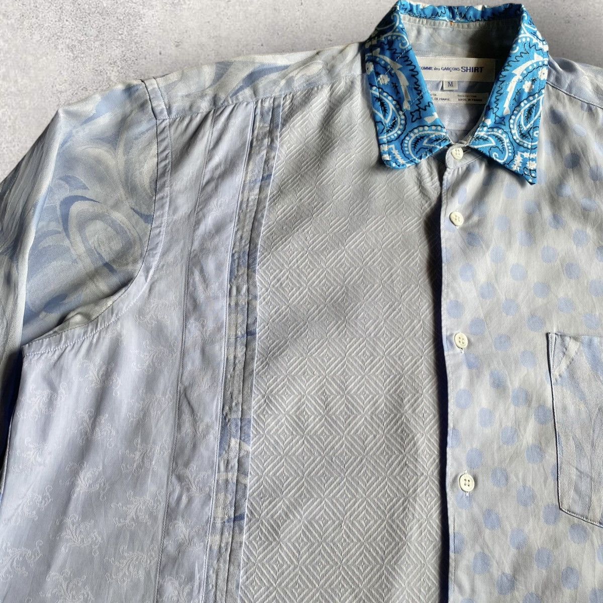 Comme des Garcons Mix Pattern Oversize Shirt Size US M / EU 48-50 / 2 - 4 Thumbnail