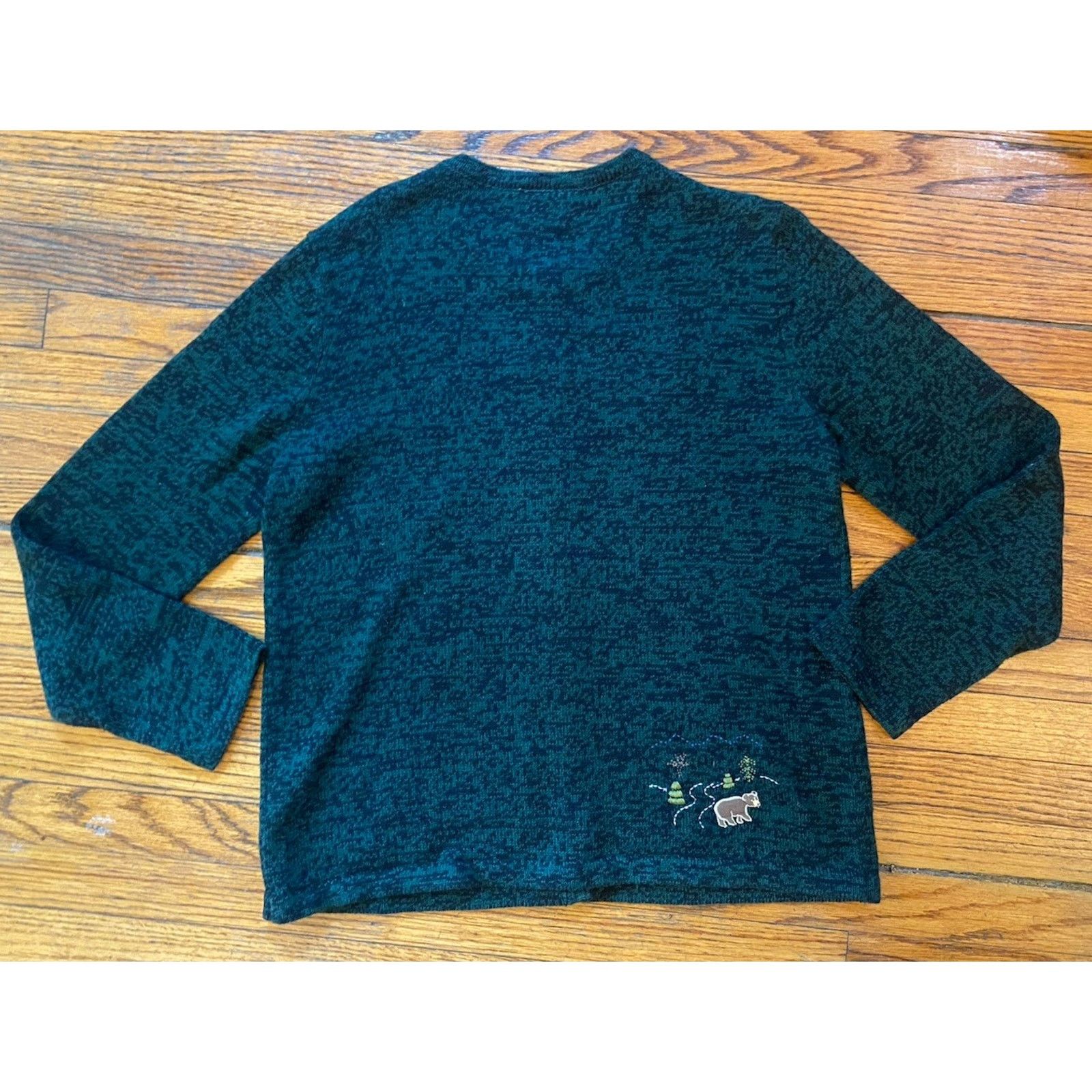 Vintage VTG Breckenridge Cabin Cardigan Sweater Women PM Embroidered Size M / US 6-8 / IT 42-44 - 3 Thumbnail