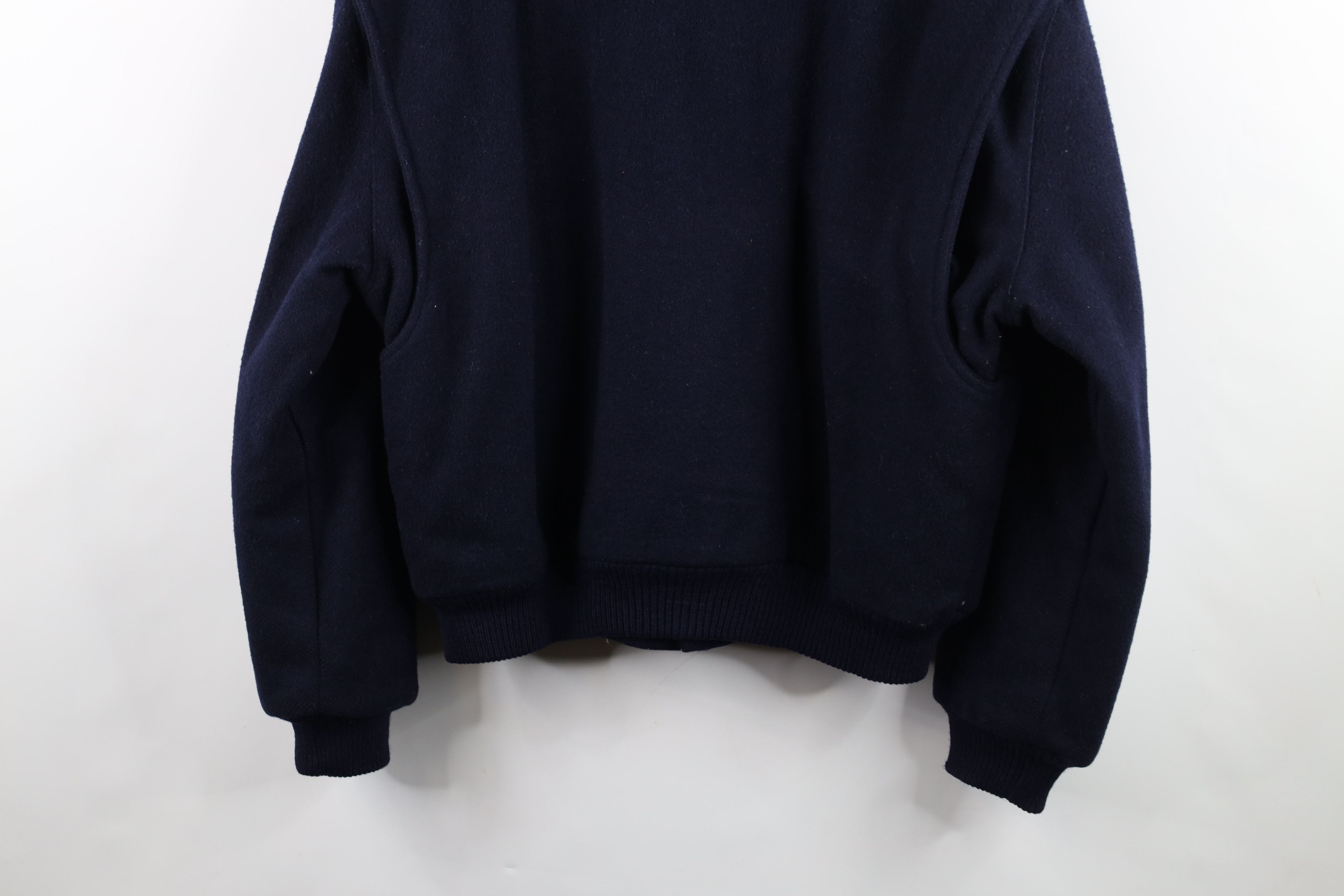 Vintage Vintage 70s 80s Streetwear Heavyweight Wool Bomber Jacket Size US XXL / EU 58 / 5 - 14 Thumbnail