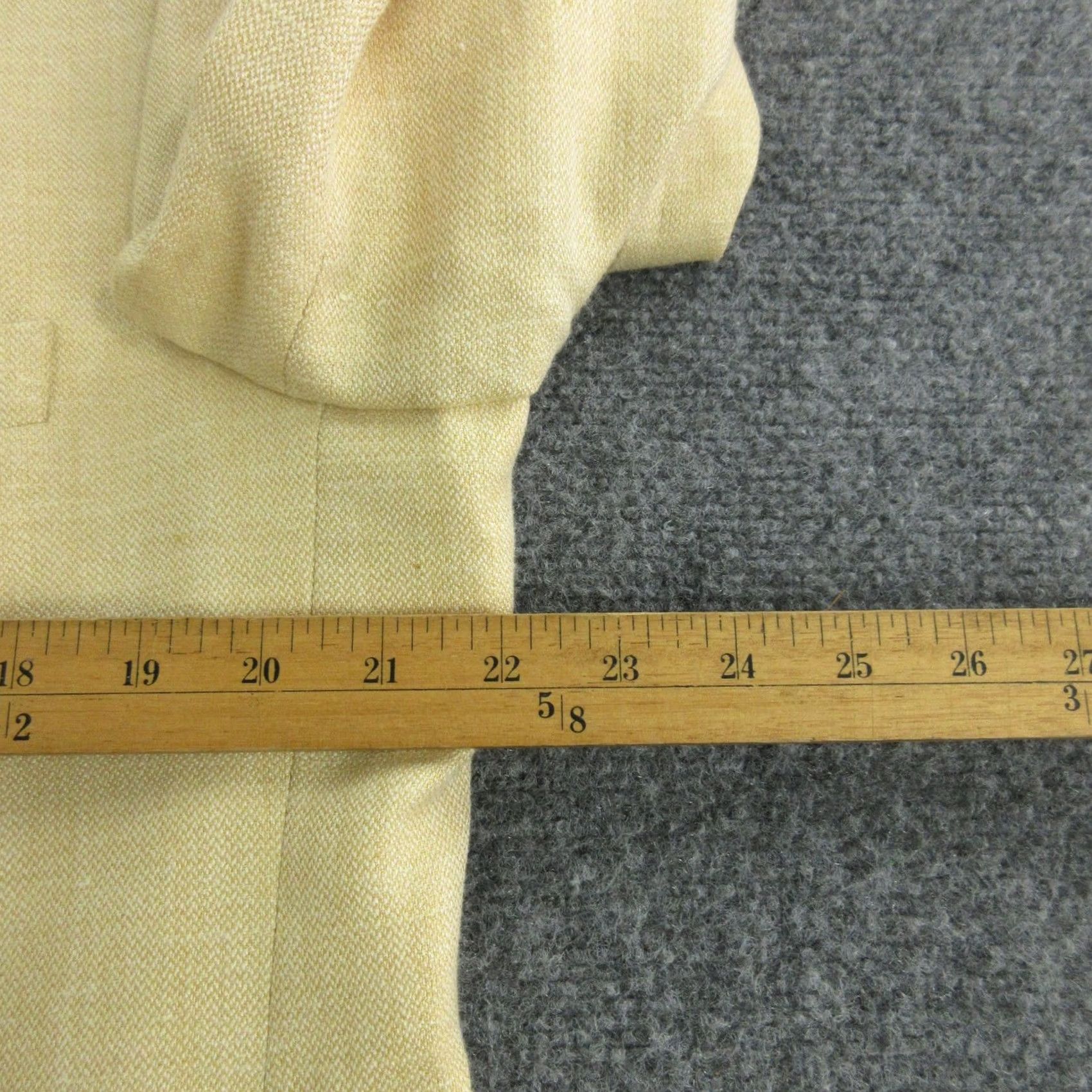 Brooks Brothers Brooks Brothers Sport Coat Jacket Men's 42 Regular Beige Linen Wool Two-Button Notch Lapel 2-Piece Size US XS / EU 42 / 0 - 6 Thumbnail