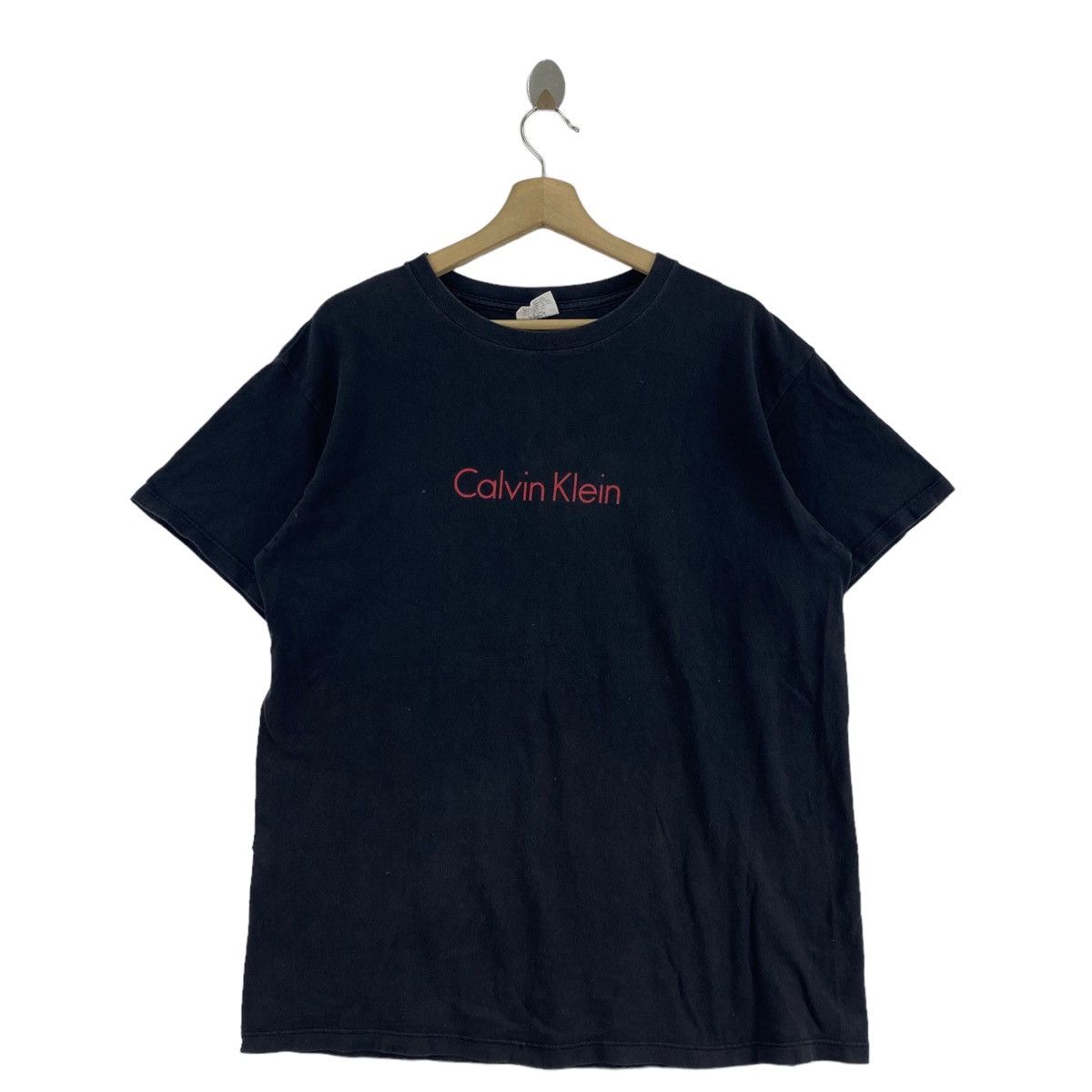 Calvin Klein × Vintage Vintage USA CALVIN KLEIN Hawaii Print Black Short Sleeve Size US L / EU 52-54 / 3 - 1 Thumbnail