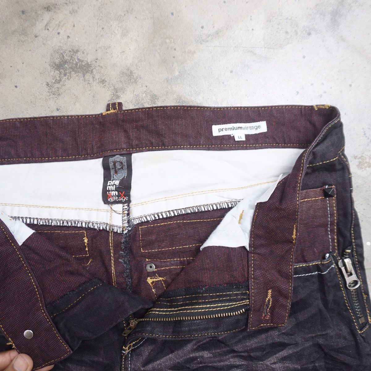 PPFM Premium vintage by semantic design flare jeans Size US 36 / EU 52 - 4 Thumbnail