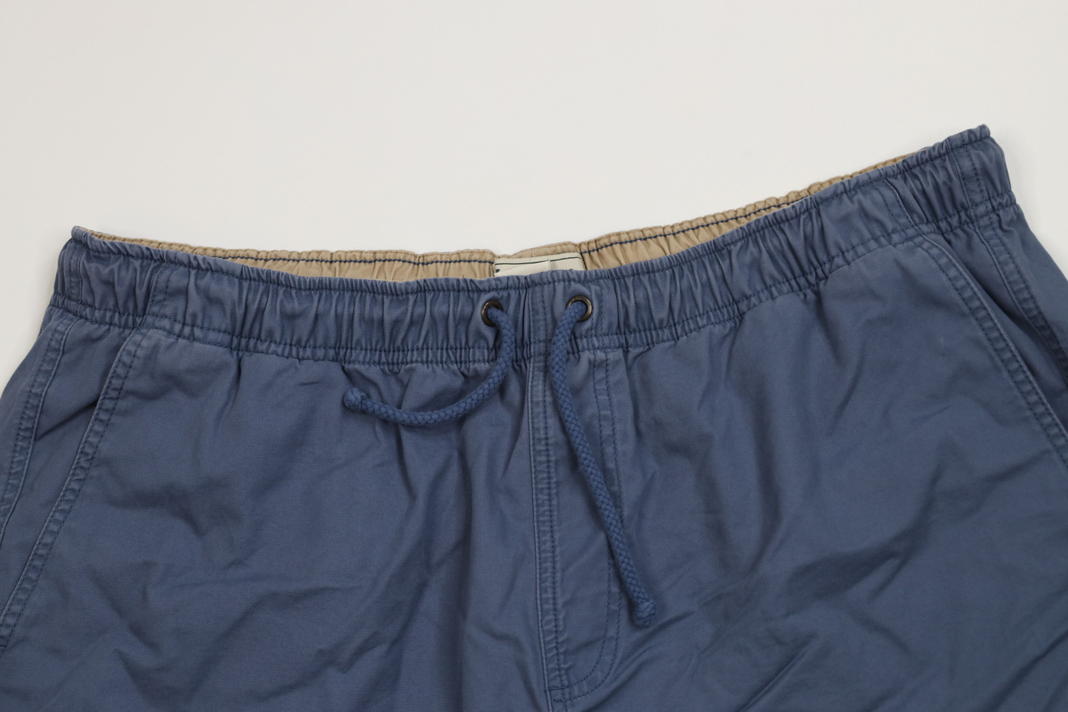 L.L. Bean Vtg 90s Y2K LL Bean Above Knee Shorts Organic Cotton Blue Size US 36 / EU 52 - 2 Thumbnail