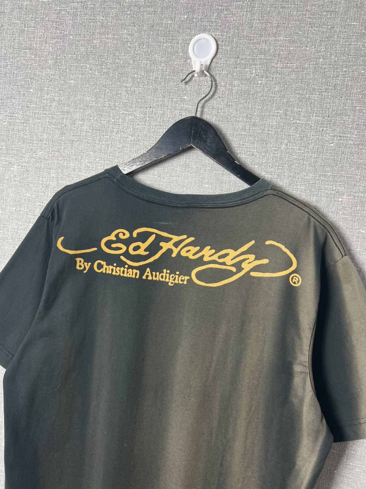 Ed Hardy Vintage Ed Hardy by Christian Audigier Big Logo Y2K Tee Size US L / EU 52-54 / 3 - 9 Thumbnail