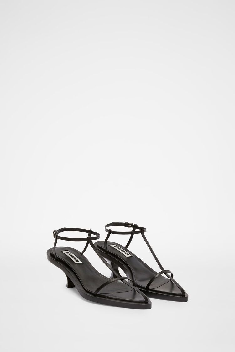 Jil Sander o1y1025 Sandals in Black Size US 5.5 / IT 35.5 - 2 Thumbnail