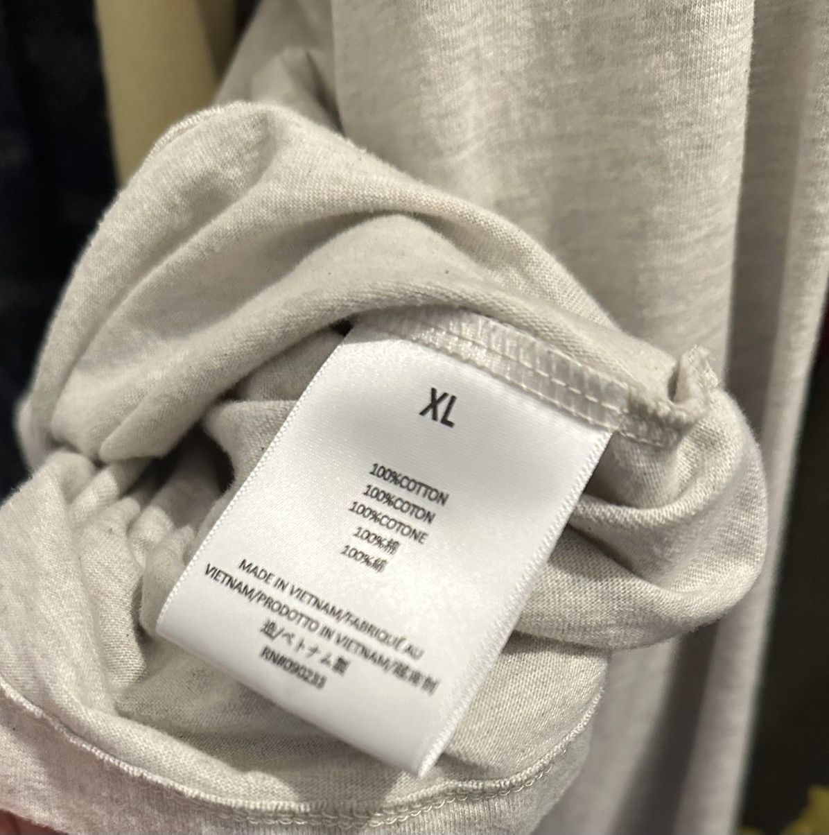 Essentials × Fear of God Fear of God Essentials L/S T-shirt (SS22) "Light Oatmeal" Size US XL / EU 56 / 4 - 7 Thumbnail