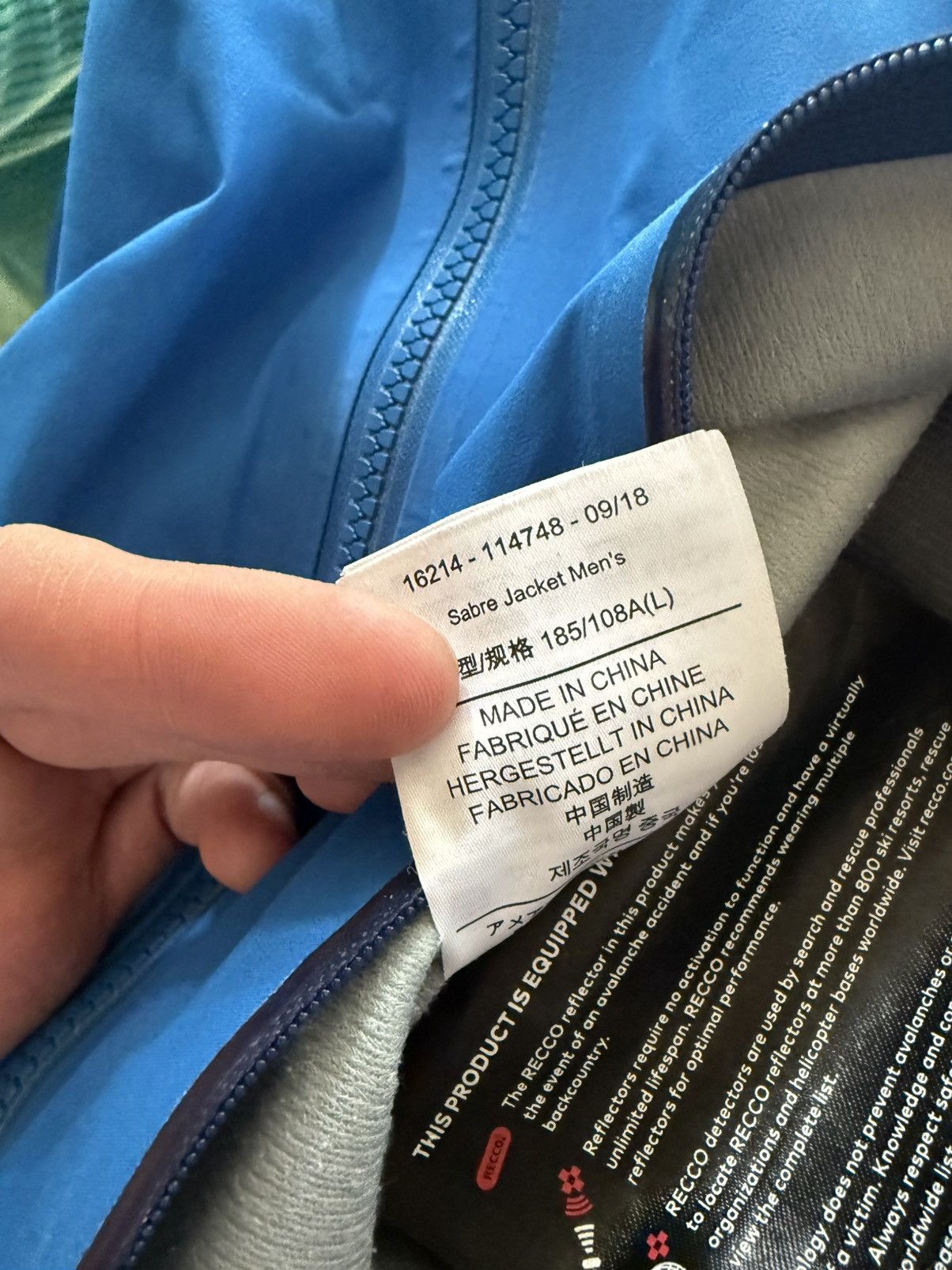 Arc'teryx Arc’teryx Sabre Instructor Jacket 2018 Size US L / EU 52-54 / 3 - 9 Thumbnail