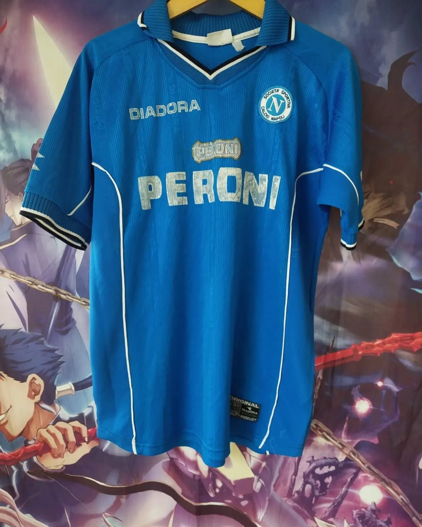 Vintage Y2K 00's Napoli x Diadora Peroni Jersey