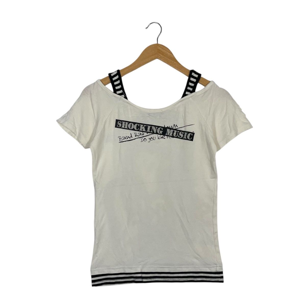 Vintage Cornflake Strike Zone Shocking Music Graphic Layered Tee Size M / US 6-8 / IT 42-44 - 4 Thumbnail