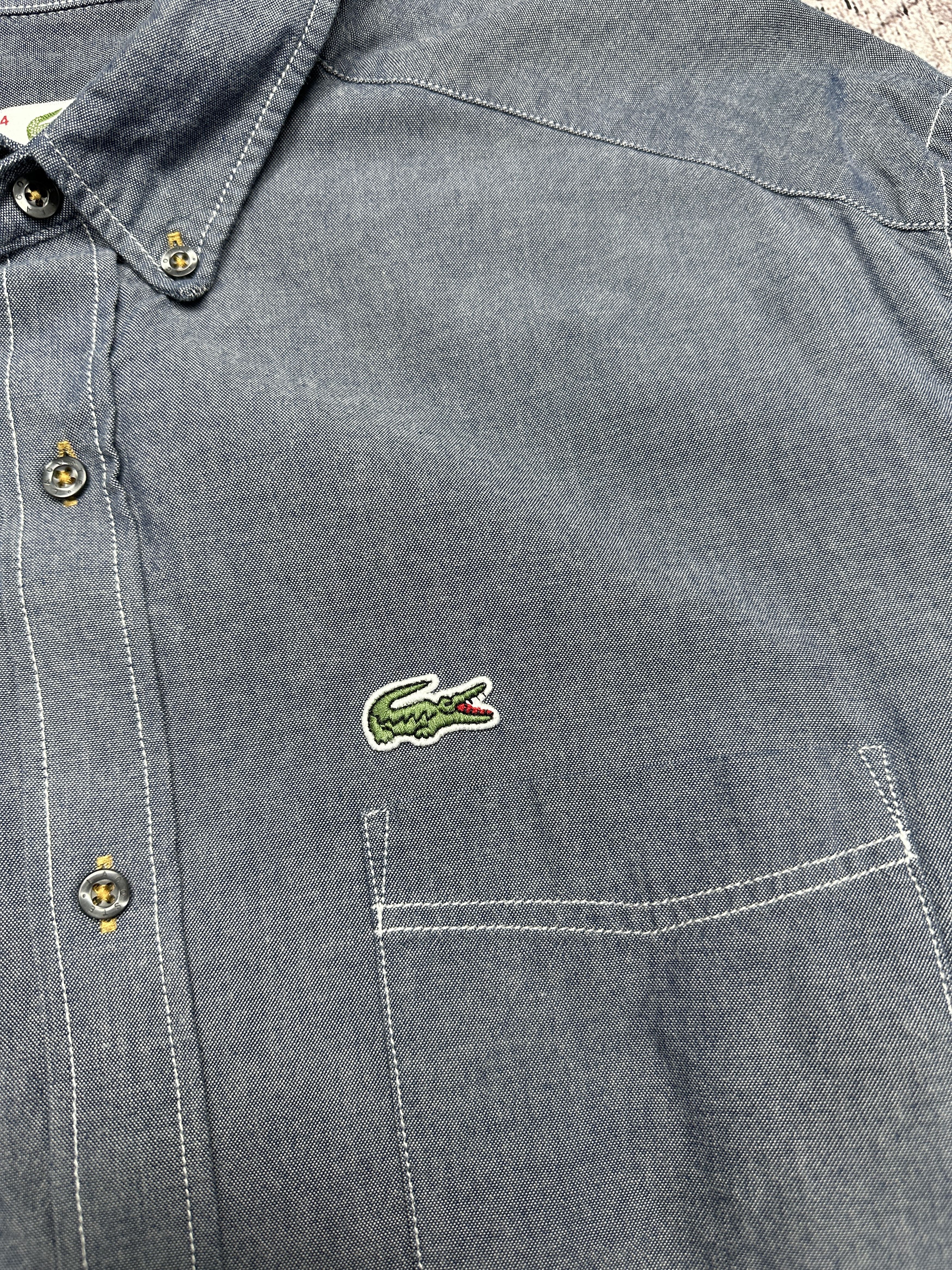 Lacoste Lacoste Vintage Mens Long Sleeve Shirt Size US XL / EU 56 / 4 - 3 Thumbnail
