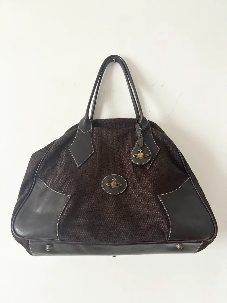 Vivienne Westwood Vivienne Westwood Chocolate brown bowling bag Size ONE SIZE - 1 Thumbnail