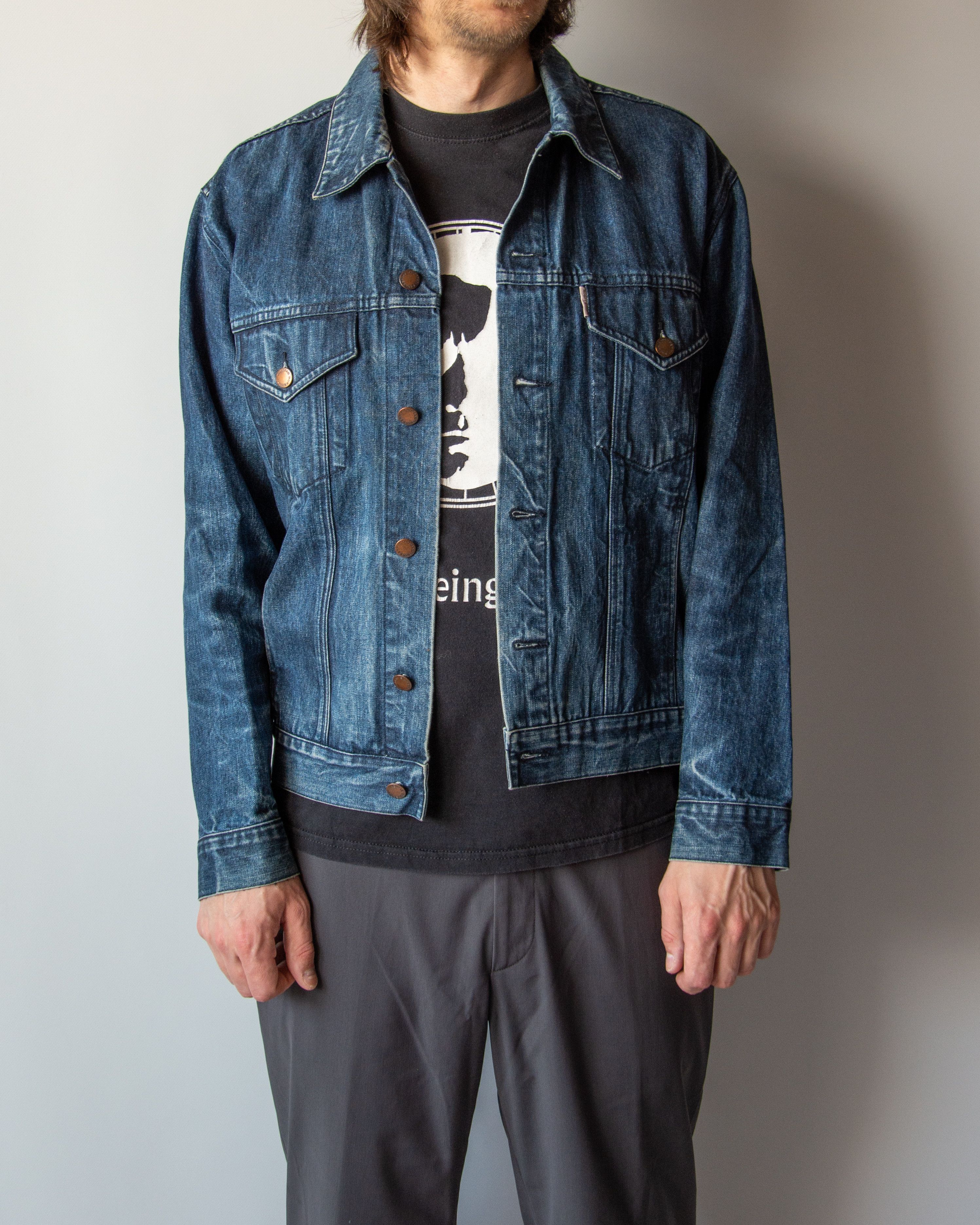 Burberry Vintage Thomas Burberry Denim Jacket Men’s M Classic Fit Size US M / EU 48-50 / 2 - 1 Thumbnail