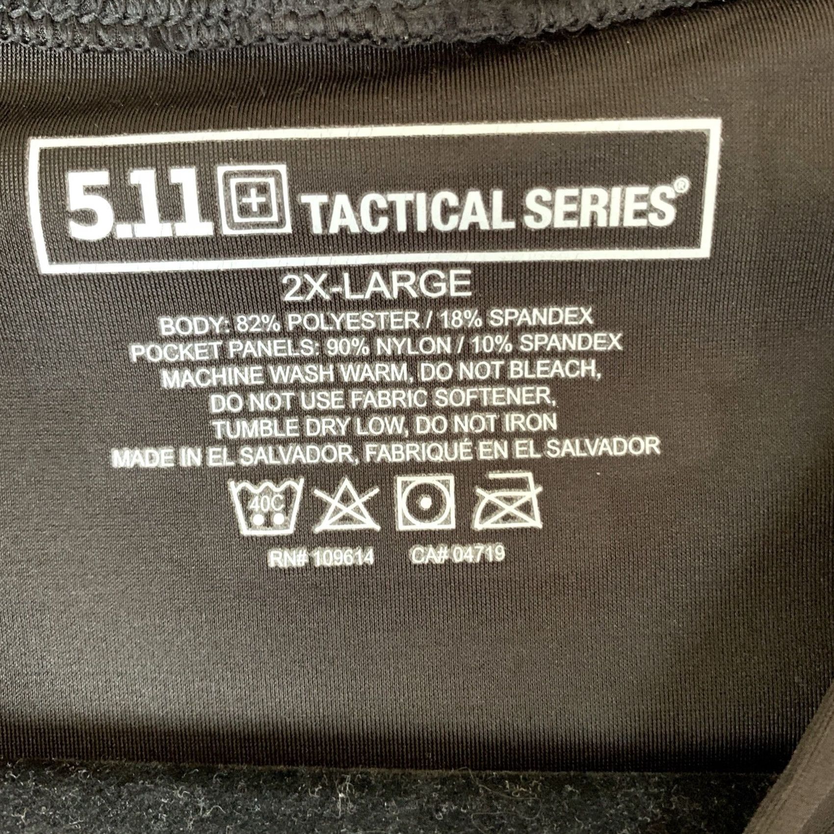 Vintage 5.11 Tactical Holster Shirt Men 2XL Black Concealed Carry Undershirt Stretch Shirt Short Sleeve Crew Neck Size US XXL / EU 58 / 5 - 3 Thumbnail