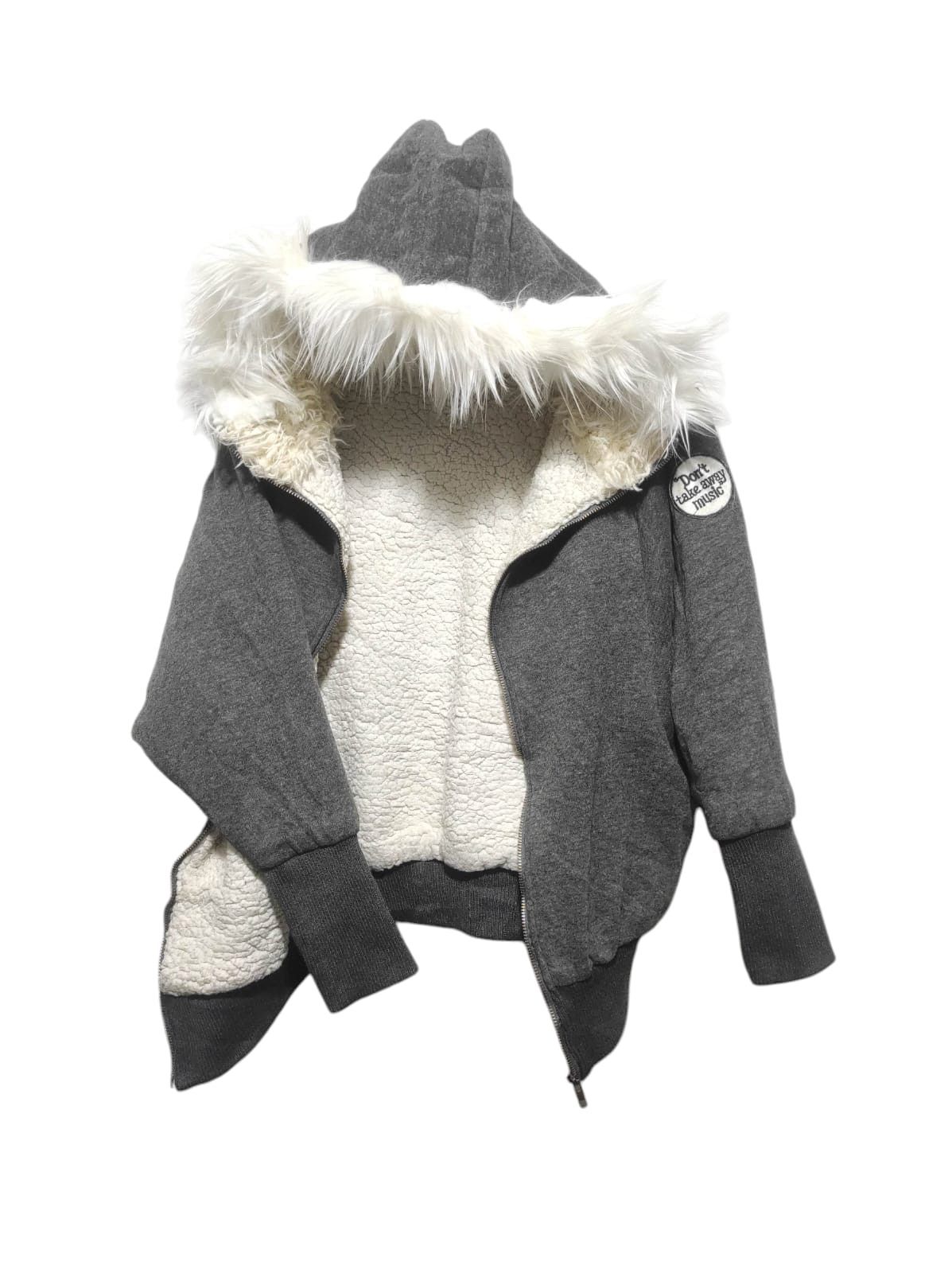 Hysteric Glamour Skull Sherpa Batwing Zip Fur Hoodie ifsixwasnine lgb style Size US M / EU 48-50 / 2 - 1 Thumbnail