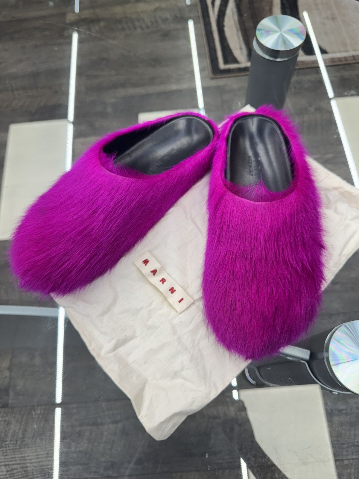 【関税込み】Marni SSENSE限定 ピンク Fussbett サボサンダル Marni Marni Pink fussbett Sabot mule slides | Grailed