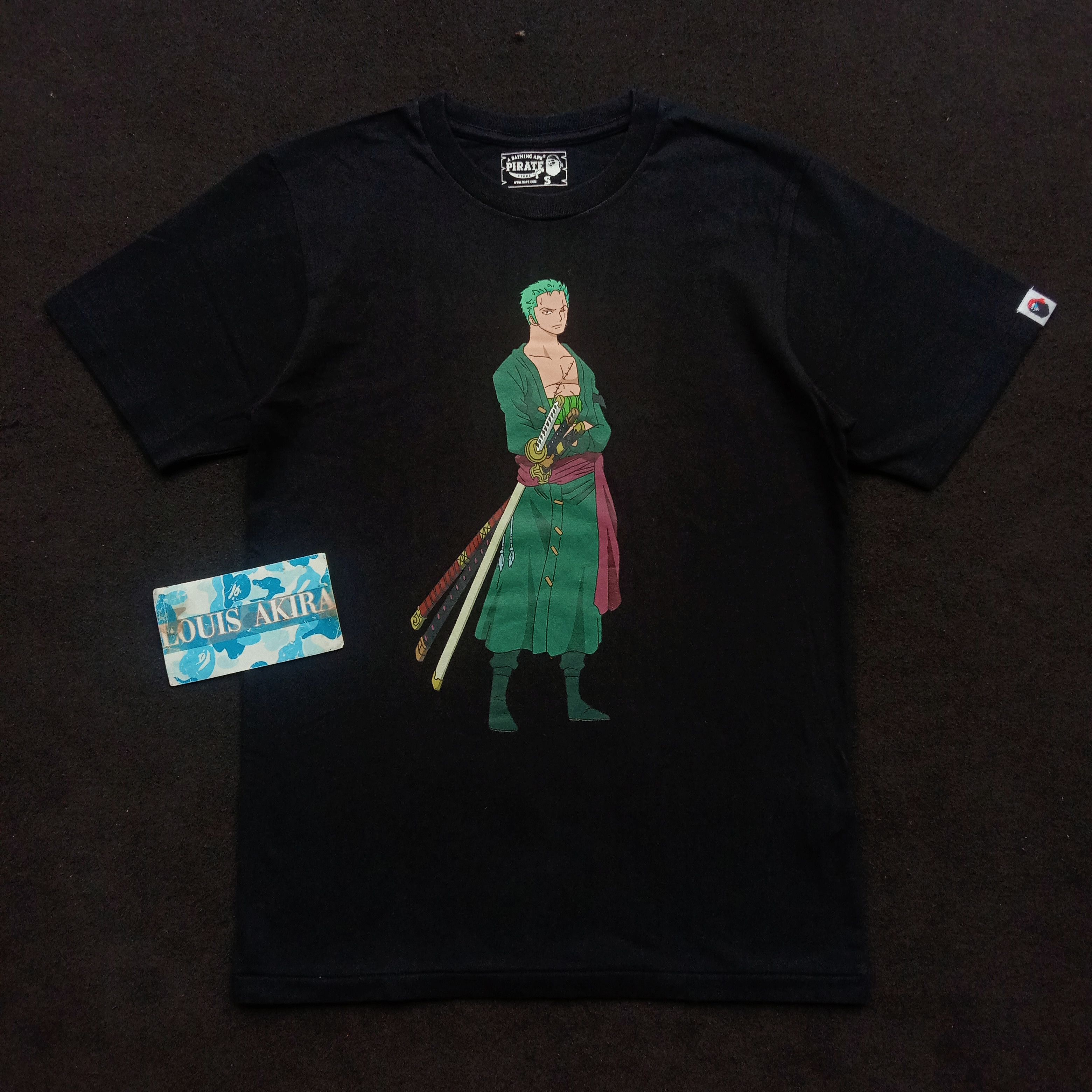 Bape Bape x One Piece Zoro Tee (2012) Size US S / EU 44-46 / 1 - 1 Thumbnail