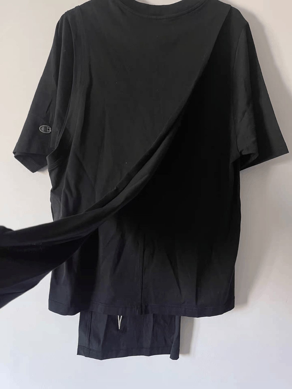 Rick Owens Rick Owens x Champion Layers Tee-2508 Size US XS / EU 42 / 0 - 6 Thumbnail