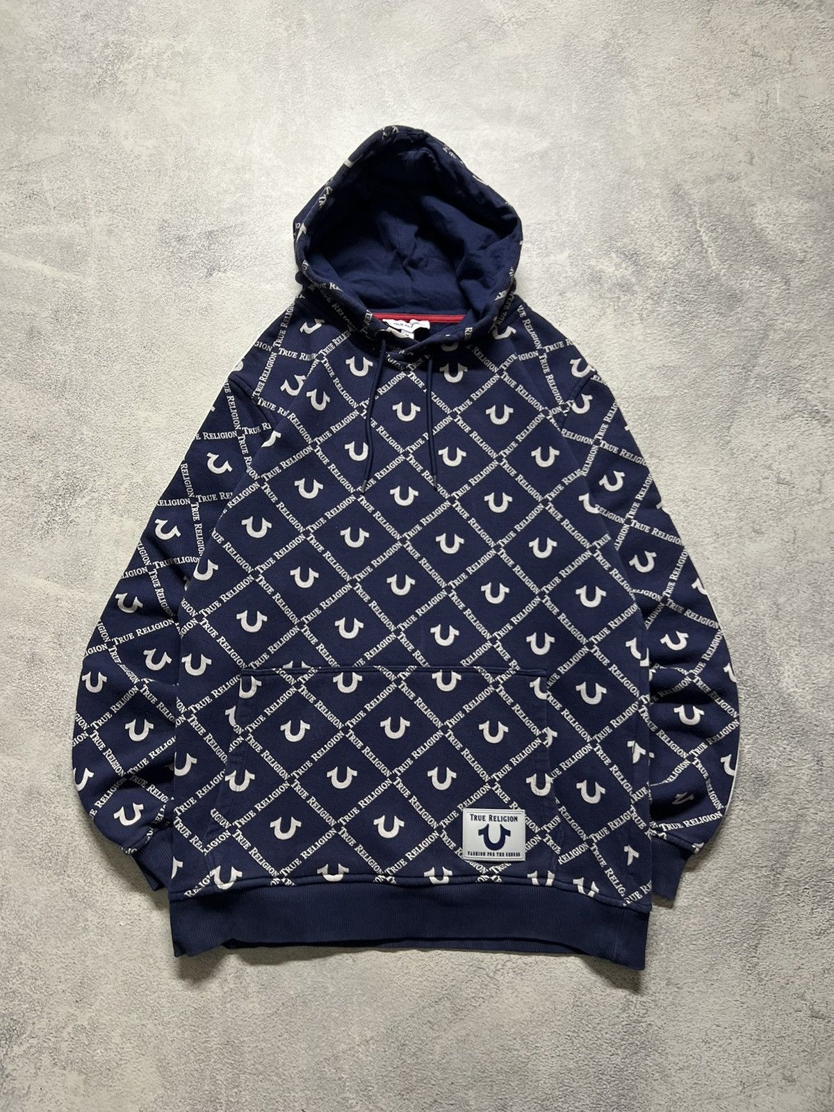 True Religion Vintage Y2K True Religion All Over Print Hoodie 00’s Size US M / EU 48-50 / 2 - 1 Thumbnail