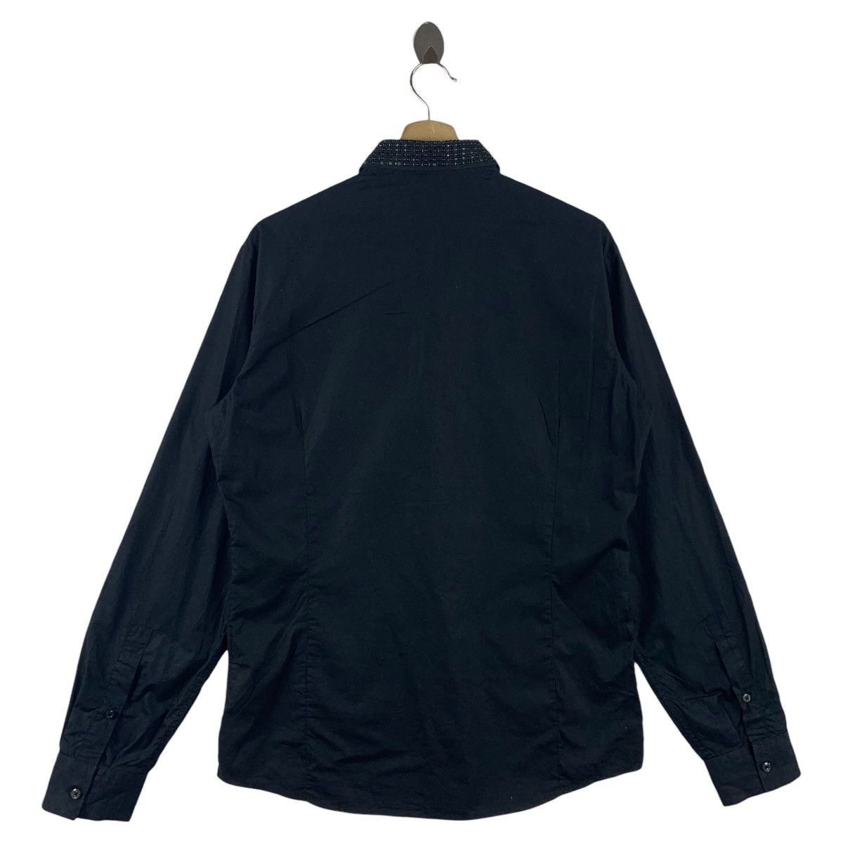 Designer × Roberto Cavalli JUST CAVALI button up black shirt Size US M / EU 48-50 / 2 - 4 Thumbnail