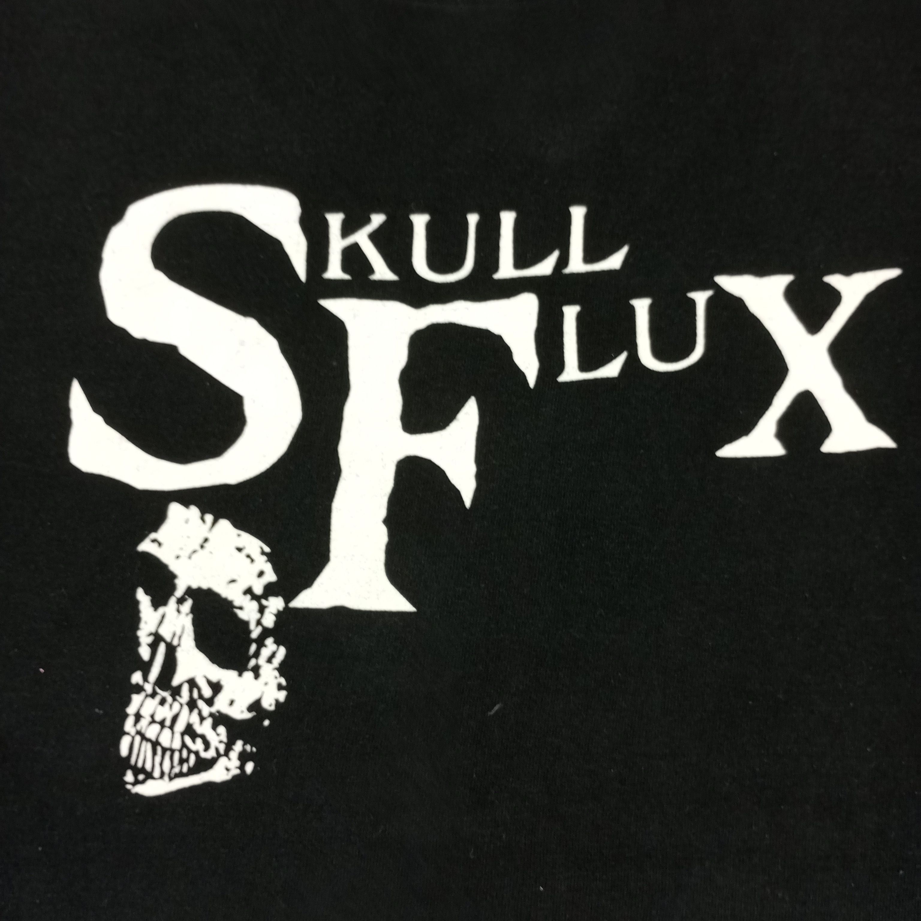 Band Tees × Vintage Skull Flux Music Punk Rock Style Vintage Tshirt Size US XL / EU 56 / 4 - 4 Thumbnail