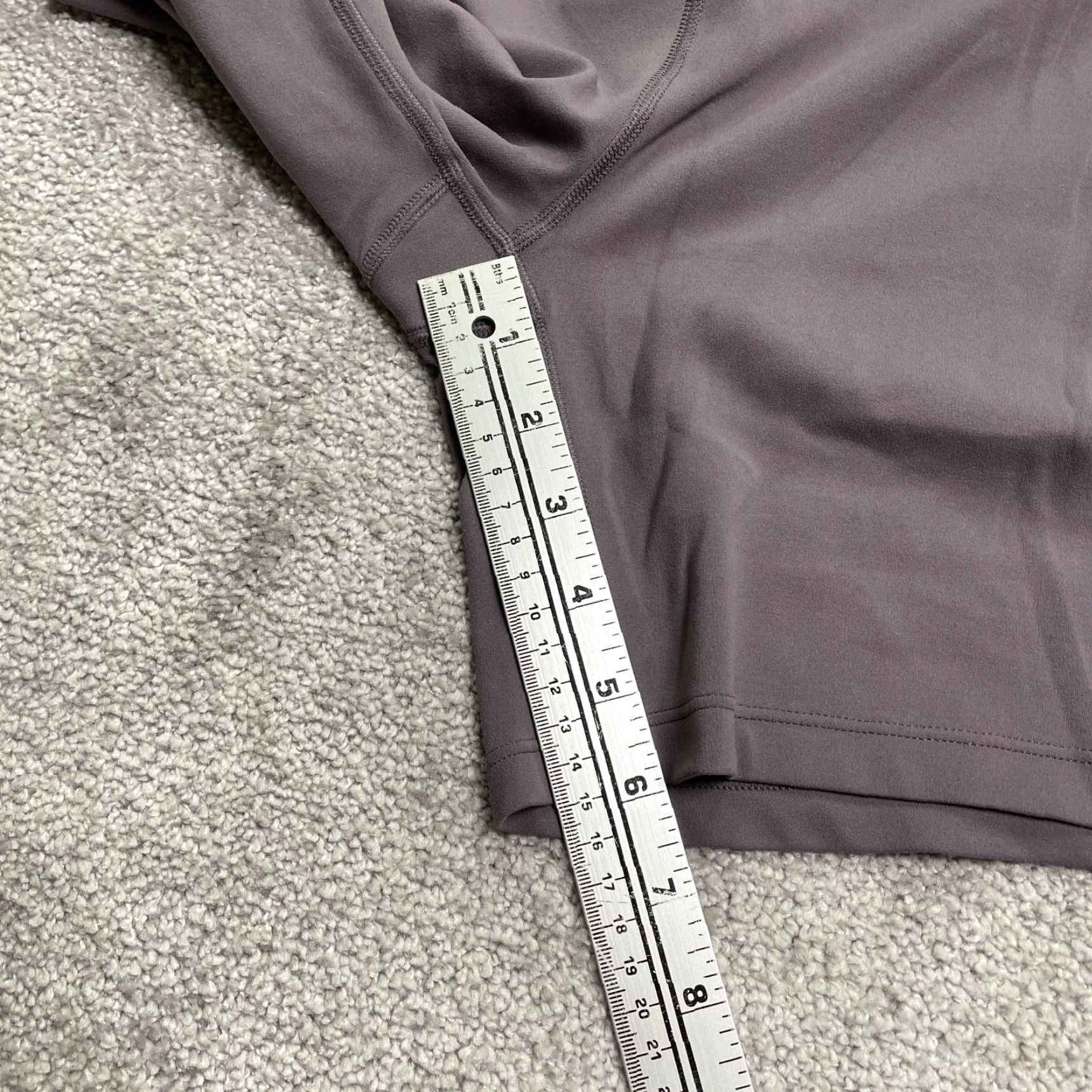 Vintage VINTAGE CRZ YOGA Active Compression Booty Shorts Women Large Gray High Ris Running 30x6 Size 36" / US 14 / IT 50 - 7 Thumbnail