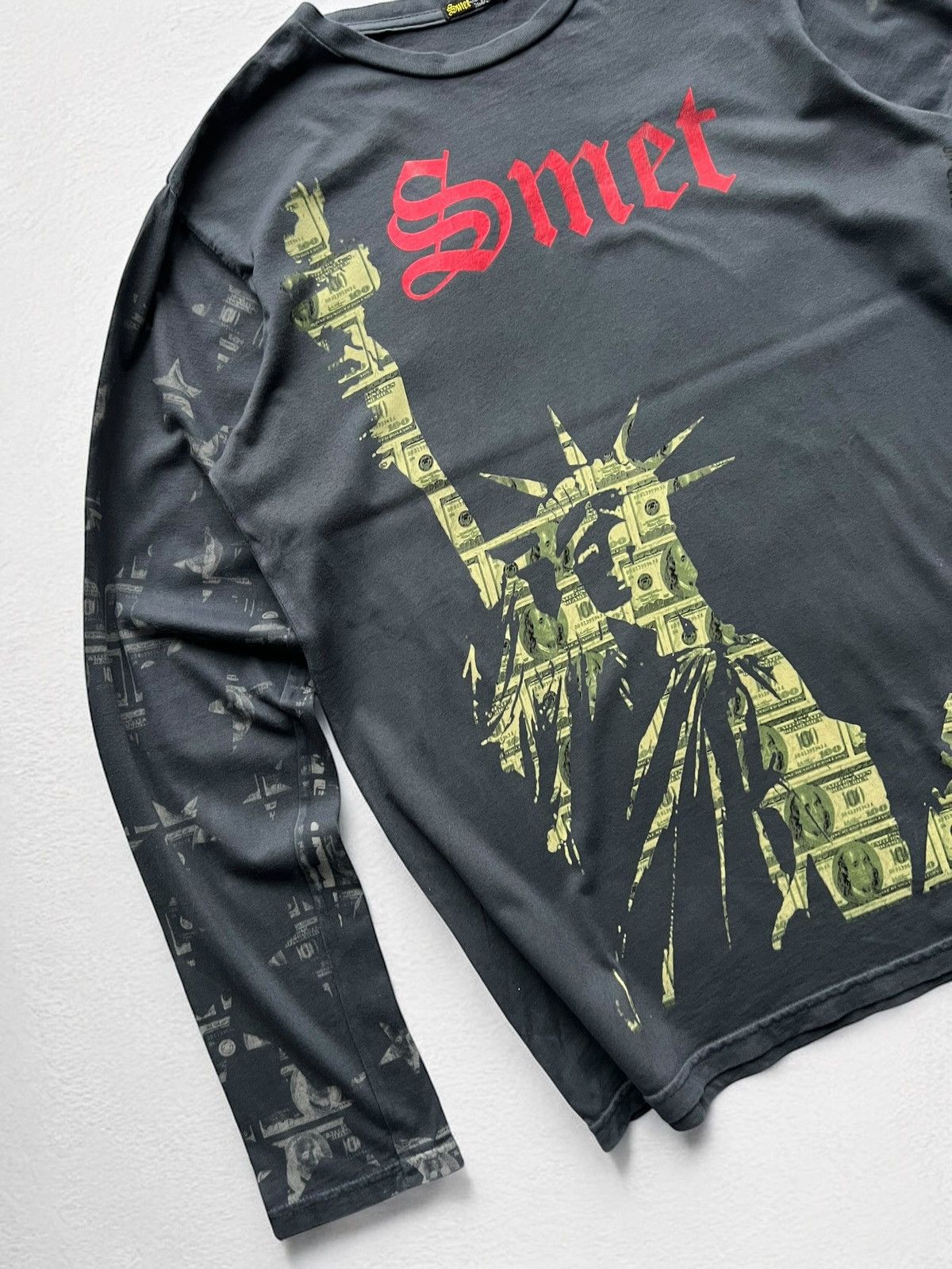 Christian Audigier × Vintage SMET by CHRISTIAN AUDIGIER LONG SLEEVE TEE RAP y2k vintage Size US M / EU 48-50 / 2 - 7 Thumbnail