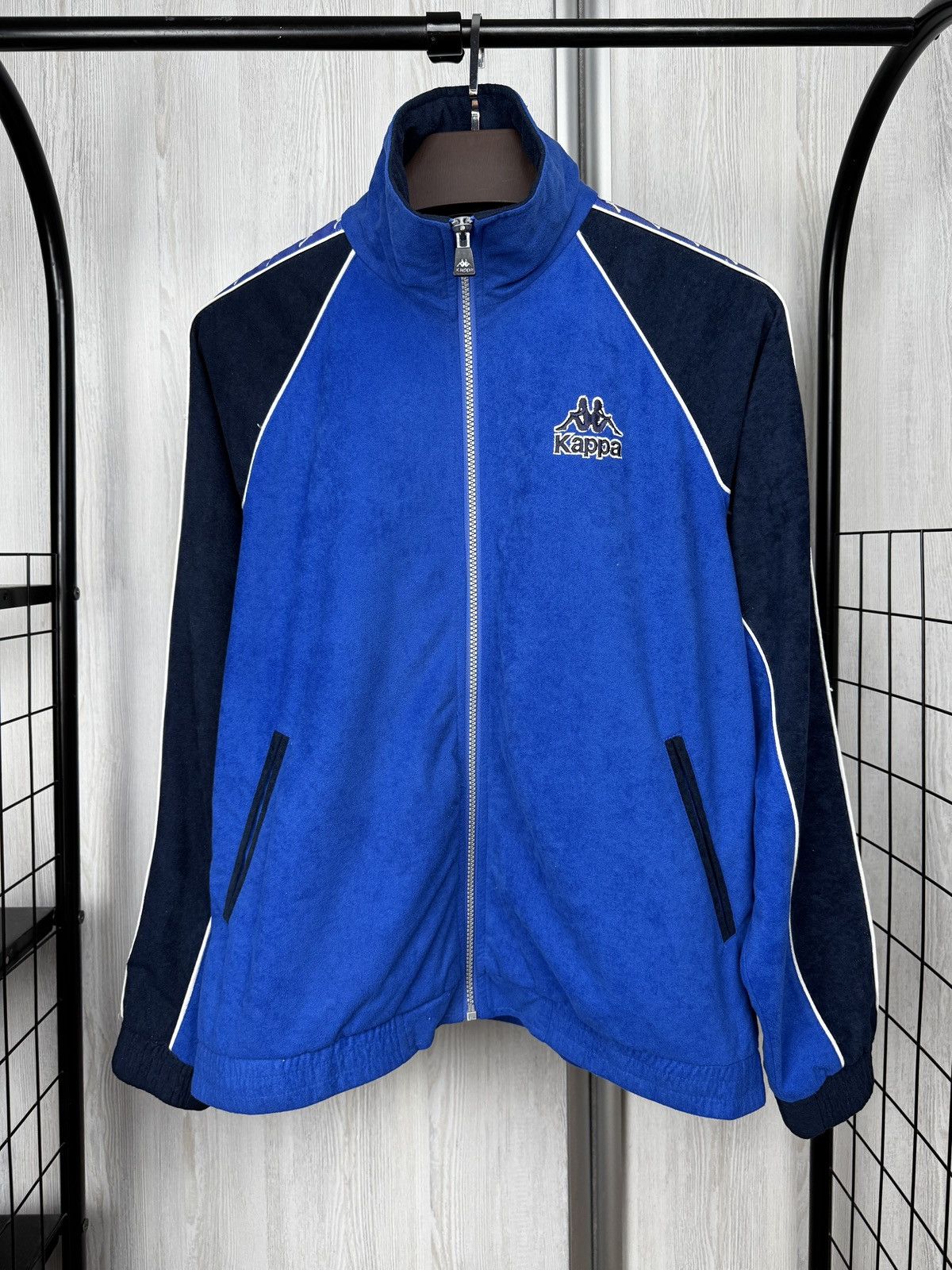 Kappa Kappa vintage fleece style full zip track jacket soccer Logo Size US S / EU 44-46 / 1 - 3 Thumbnail