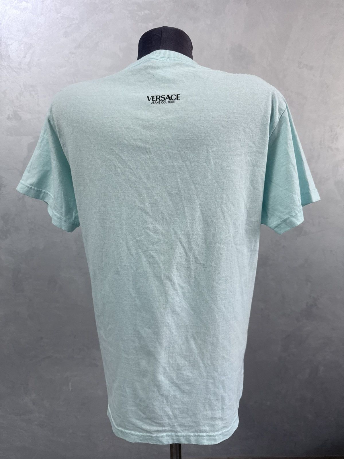 Versace Rare Vintage Versace Jeans Couture T-Shirt Blue Medusa Logo Size M / US 6-8 / IT 42-44 - 6 Thumbnail