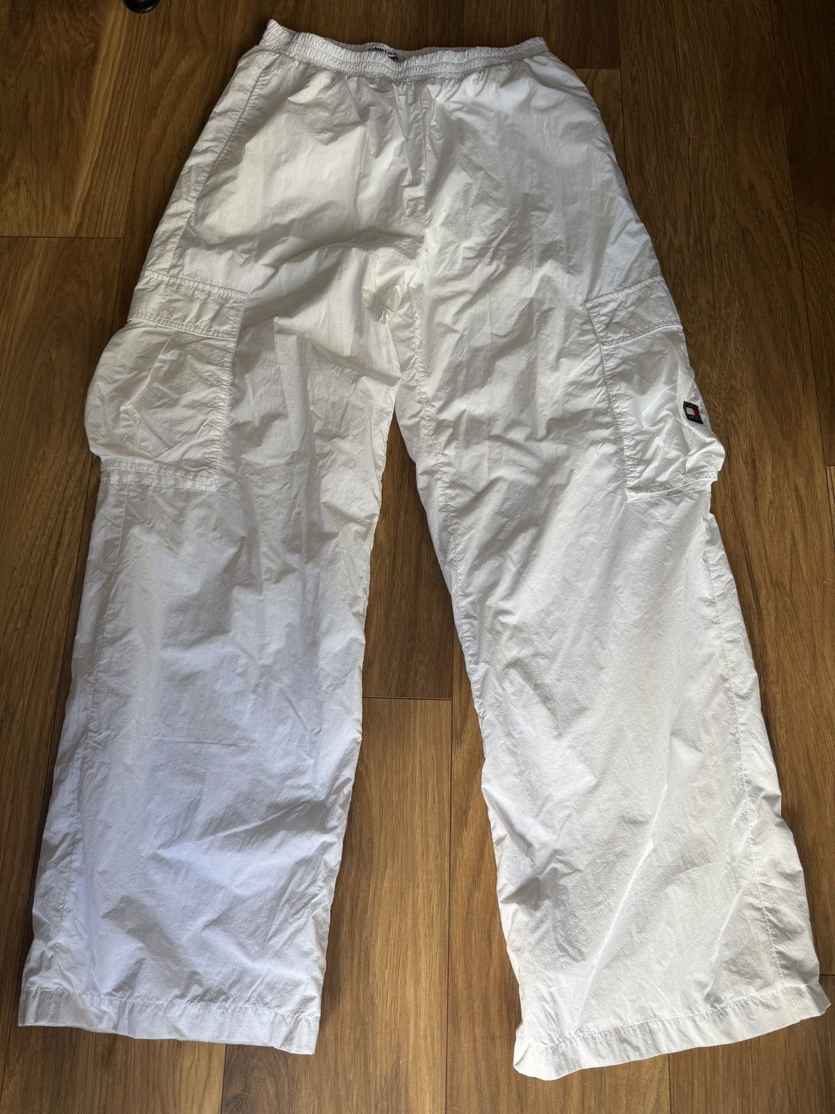 Tommy Jeans TOMMY JEANS Pantalon Cargo Aiden 8939 Blanc Size US 31 - 2 Thumbnail