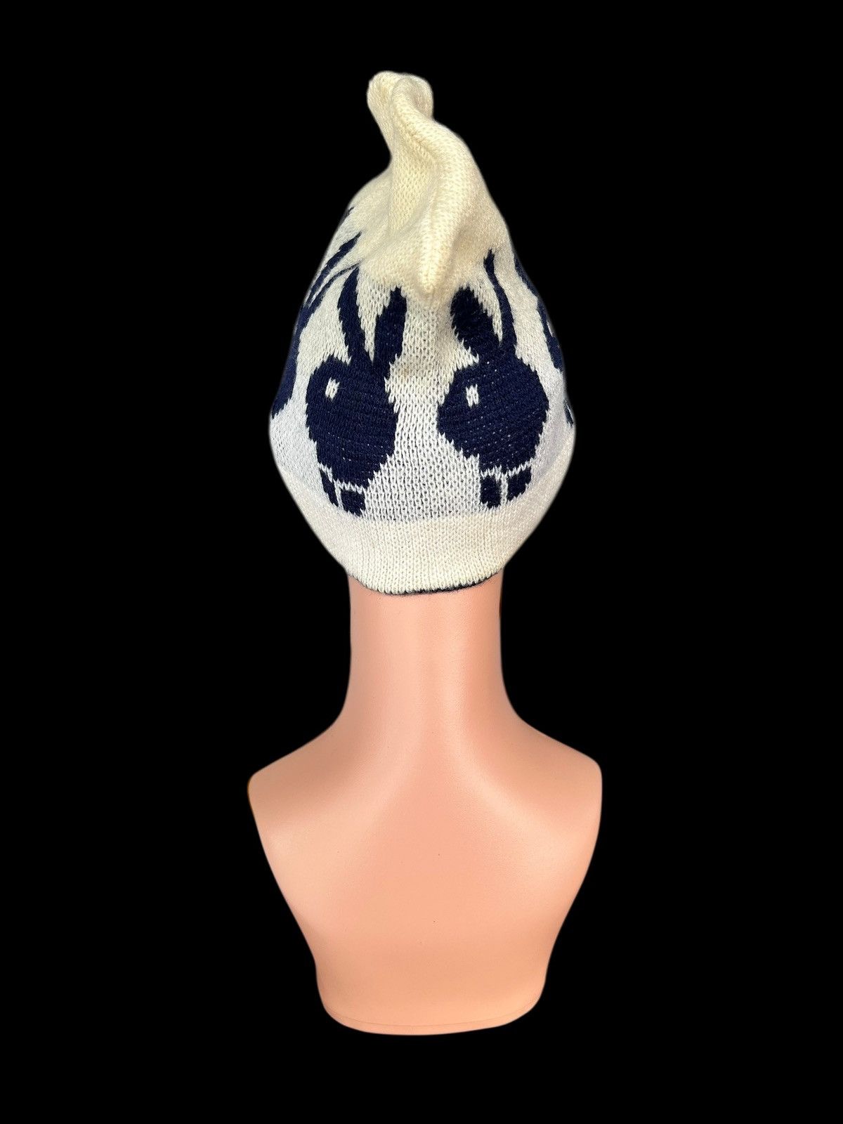 Japanese Brand × Kapital × Vintage Playboy Mohawk Knitted Vintage Beanie Hats Size ONE SIZE - 3 Thumbnail
