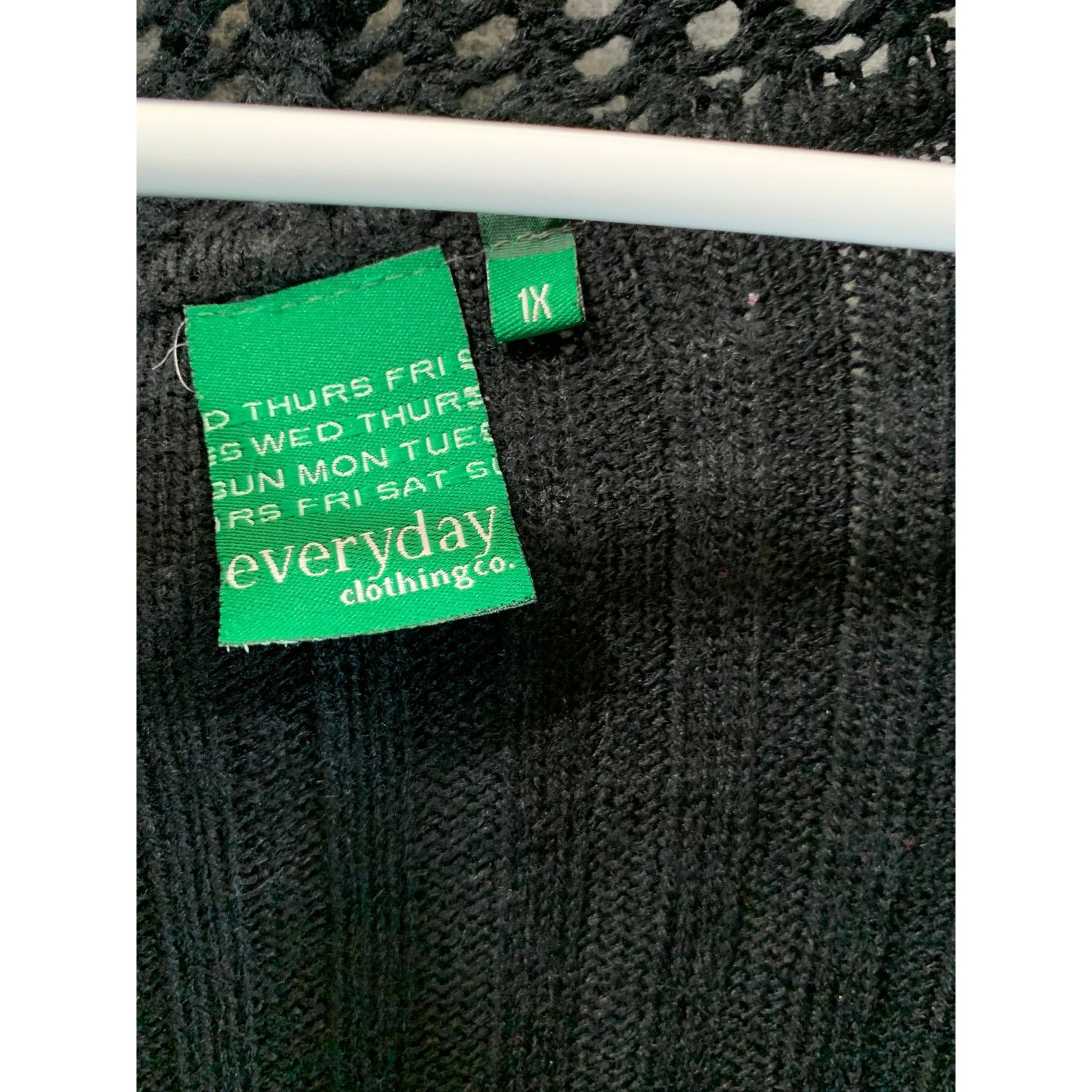 Other Everyday Clothing Cardigan Black Shirt Women Size 1X Size XL / US 12-14 / IT 48-50 - 3 Thumbnail