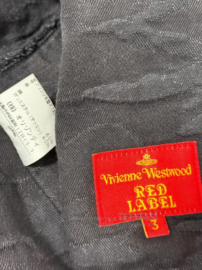 Vivienne Westwood Vivienne Westwood Fringed Denim Heart Collar Suit Size M / US 6-8 / IT 42-44 - 7 Thumbnail