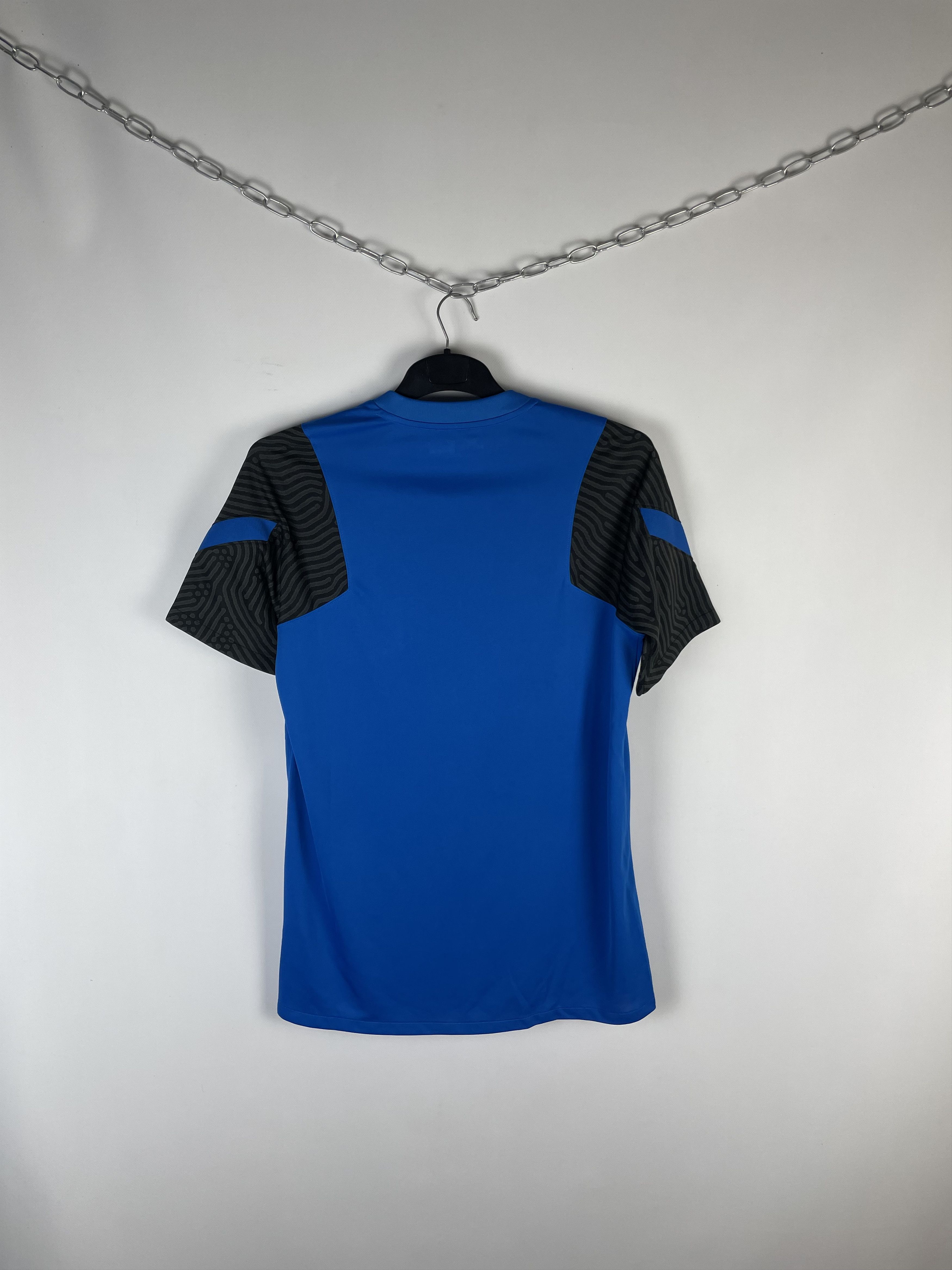 Nike × Vintage NIKE INTER MILAN SOCCER JERSEY BLOCKCORE TEE Size US M / EU 48-50 / 2 - 8 Thumbnail