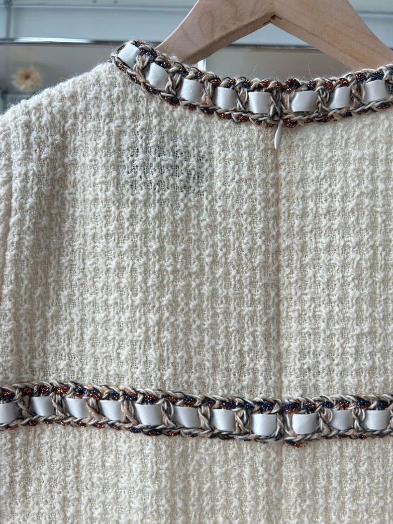 Chanel Chanel 16-year-old Rome series white film chain rolled edge Size XXS / US 00 / IT 34 - 5 Thumbnail