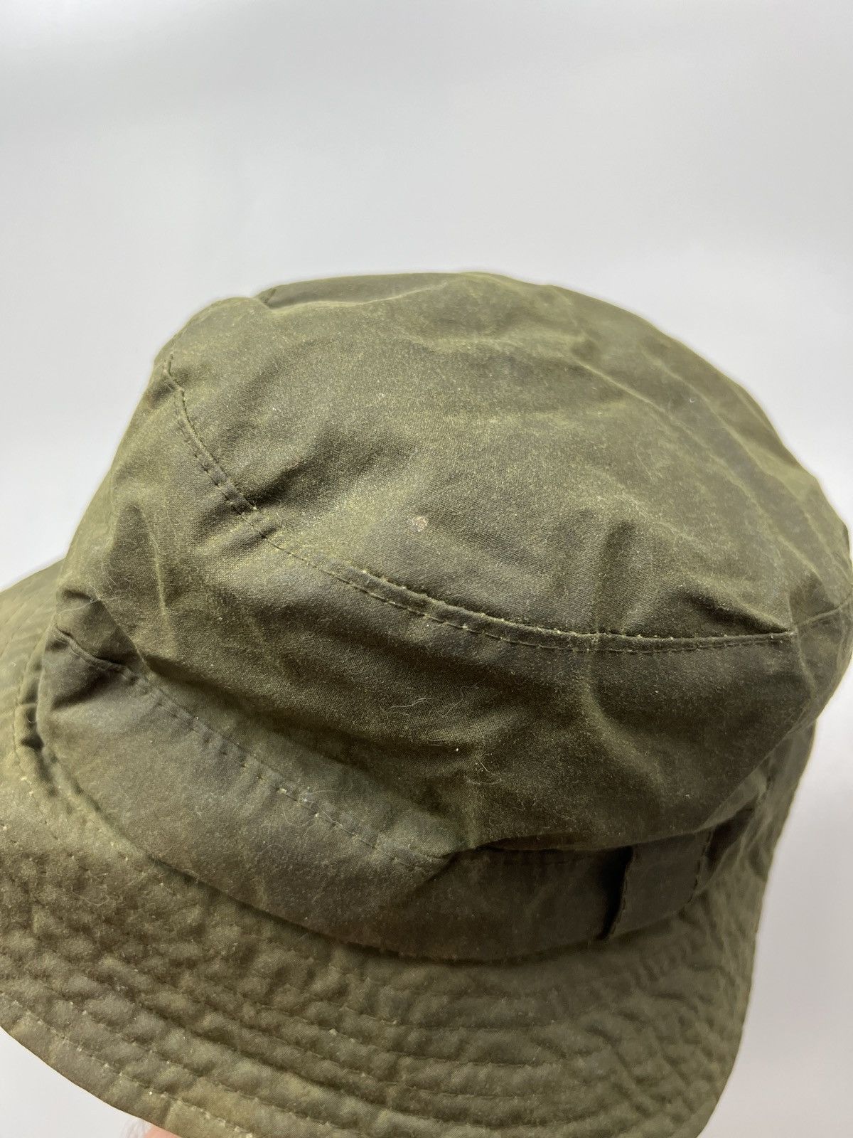 Barbour × Vintage Vintage Barbour Waxed Bucket Hat (Y0481) Size ONE SIZE - 8 Thumbnail